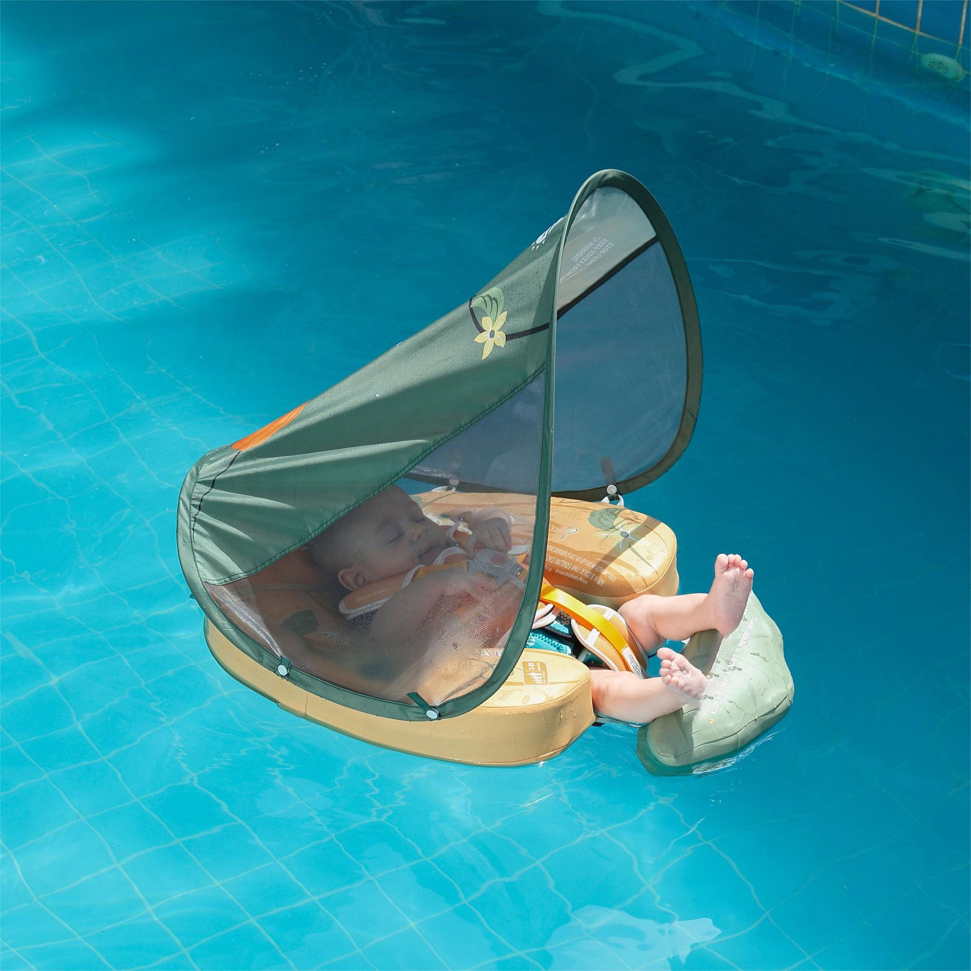 FoarmCore™ Baby Float Pumpkin with UPF 50+ Sun Canopy