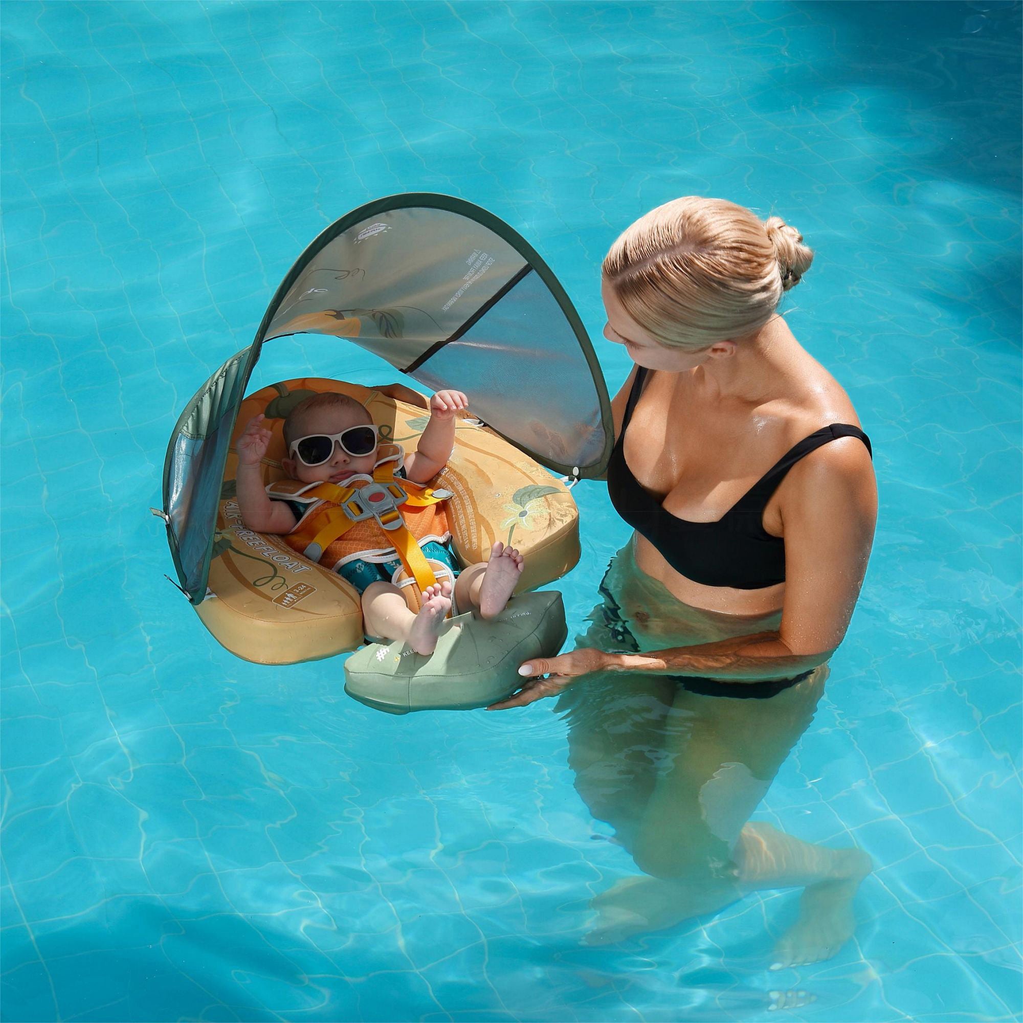 FoarmCore™ Baby Float Pumpkin with UPF 50+ Sun Canopy