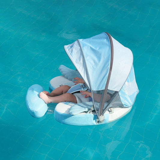 HECCEI Baby Angel Swim Float with Canopy