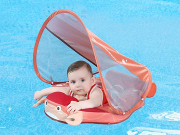 HECCEI Baby Swim Float Crab with Canopy