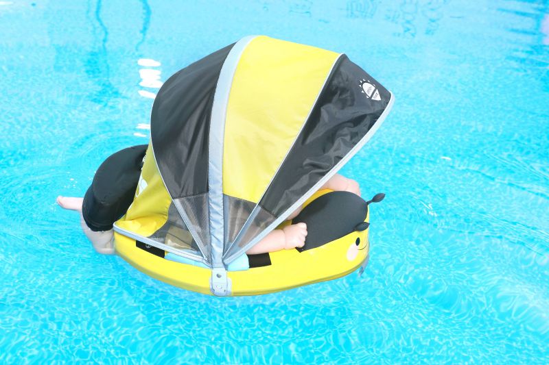 FoarmCore™ Baby Float HoneyBee with 3D UPF 50+ Sun Canopy