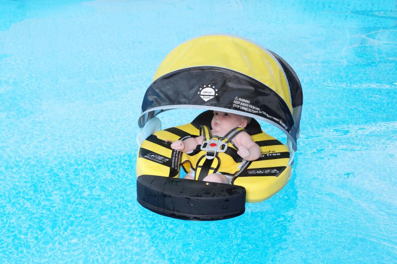 FoarmCore™ Baby Float HoneyBee with 3D UPF 50+ Sun Canopy