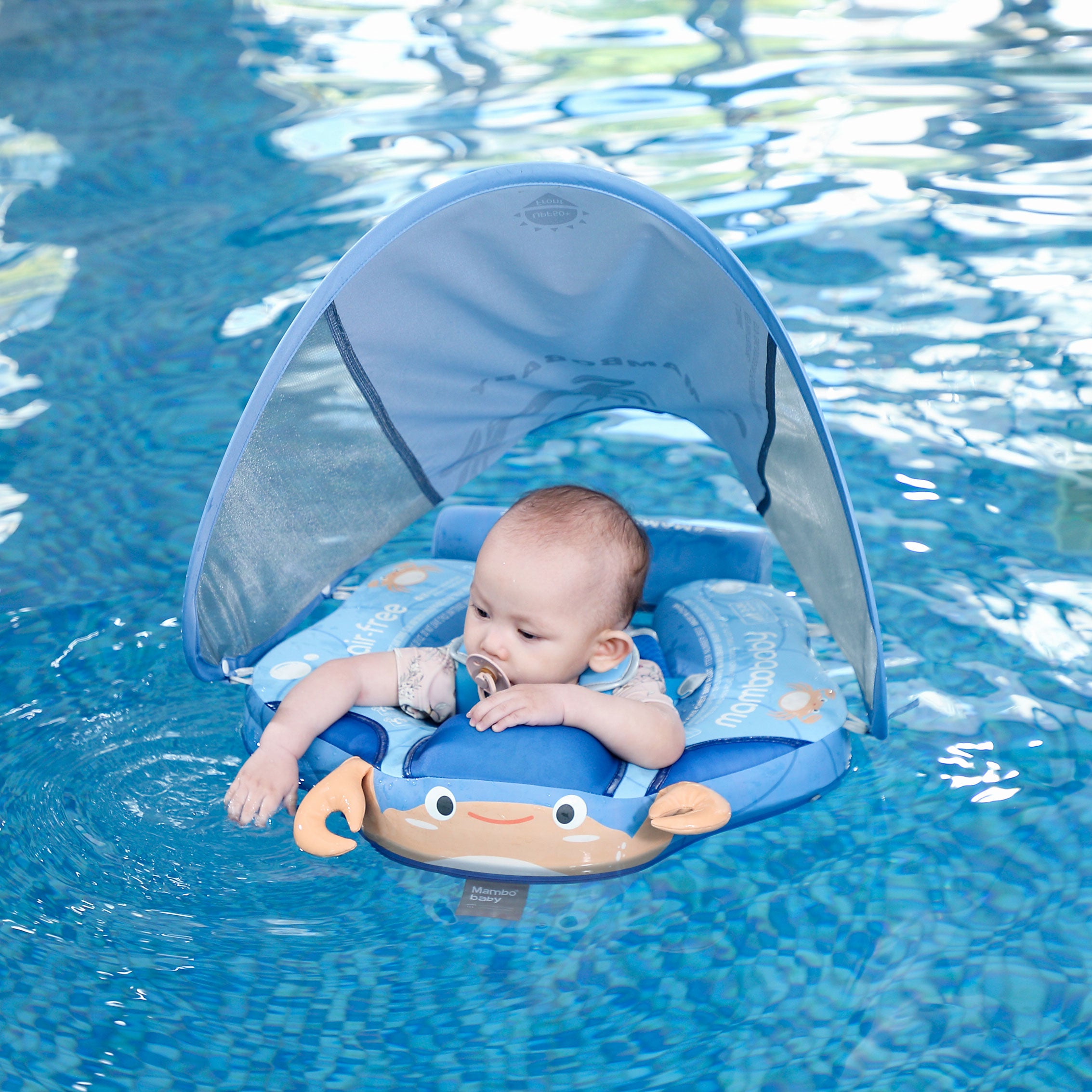 Mambobaby Swim Float Crab with Canopy