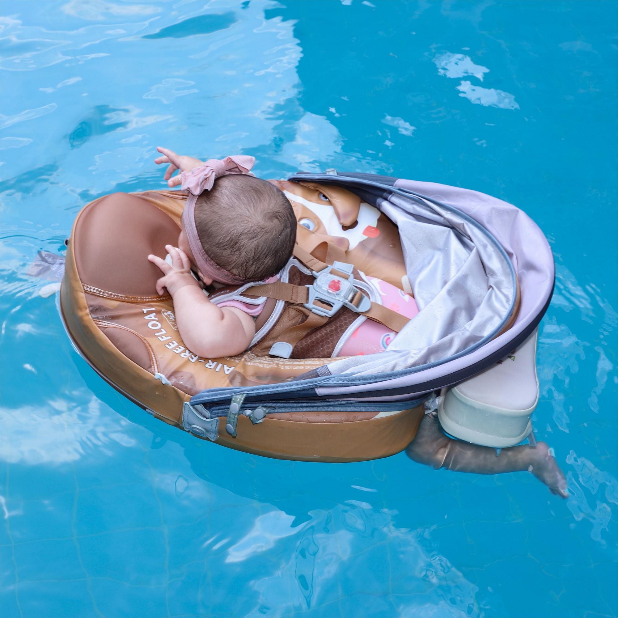 FoarmCore™ Baby Float Puppy with 3D UPF 50+ Sun Canopy