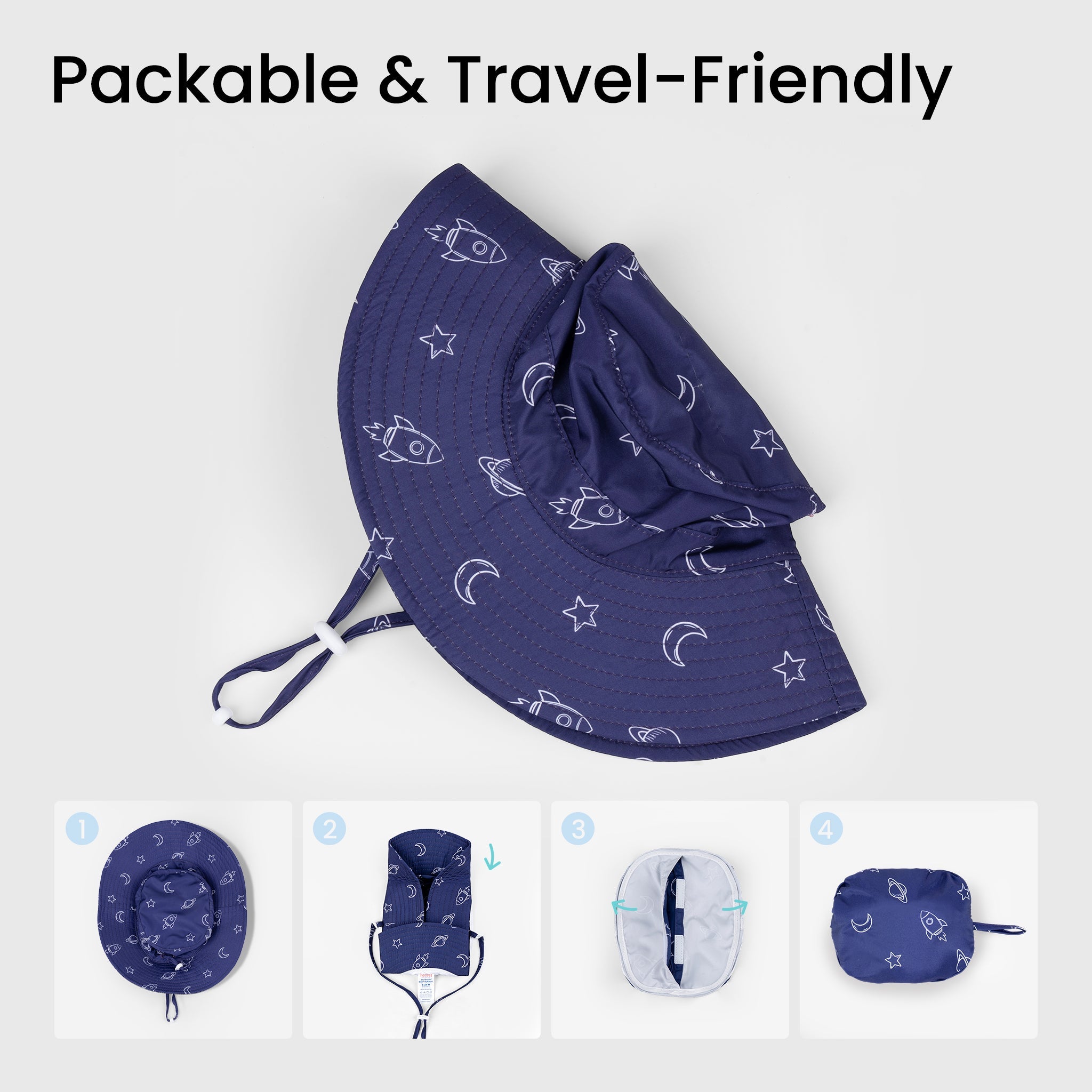 PackNest Sun Hat - Cosmos