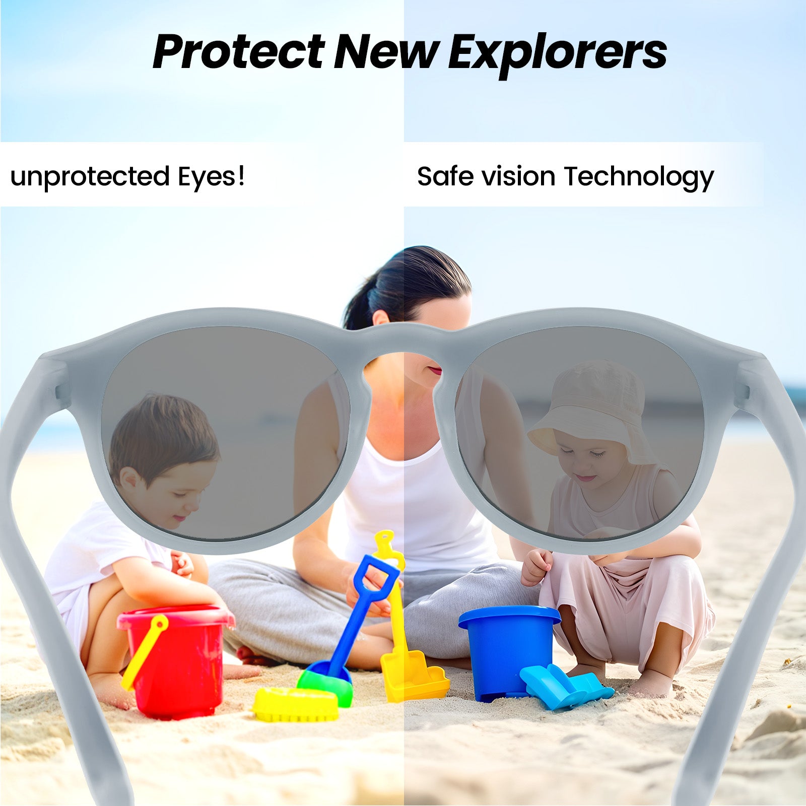 Pebble ColorShift™ - Grey Frame