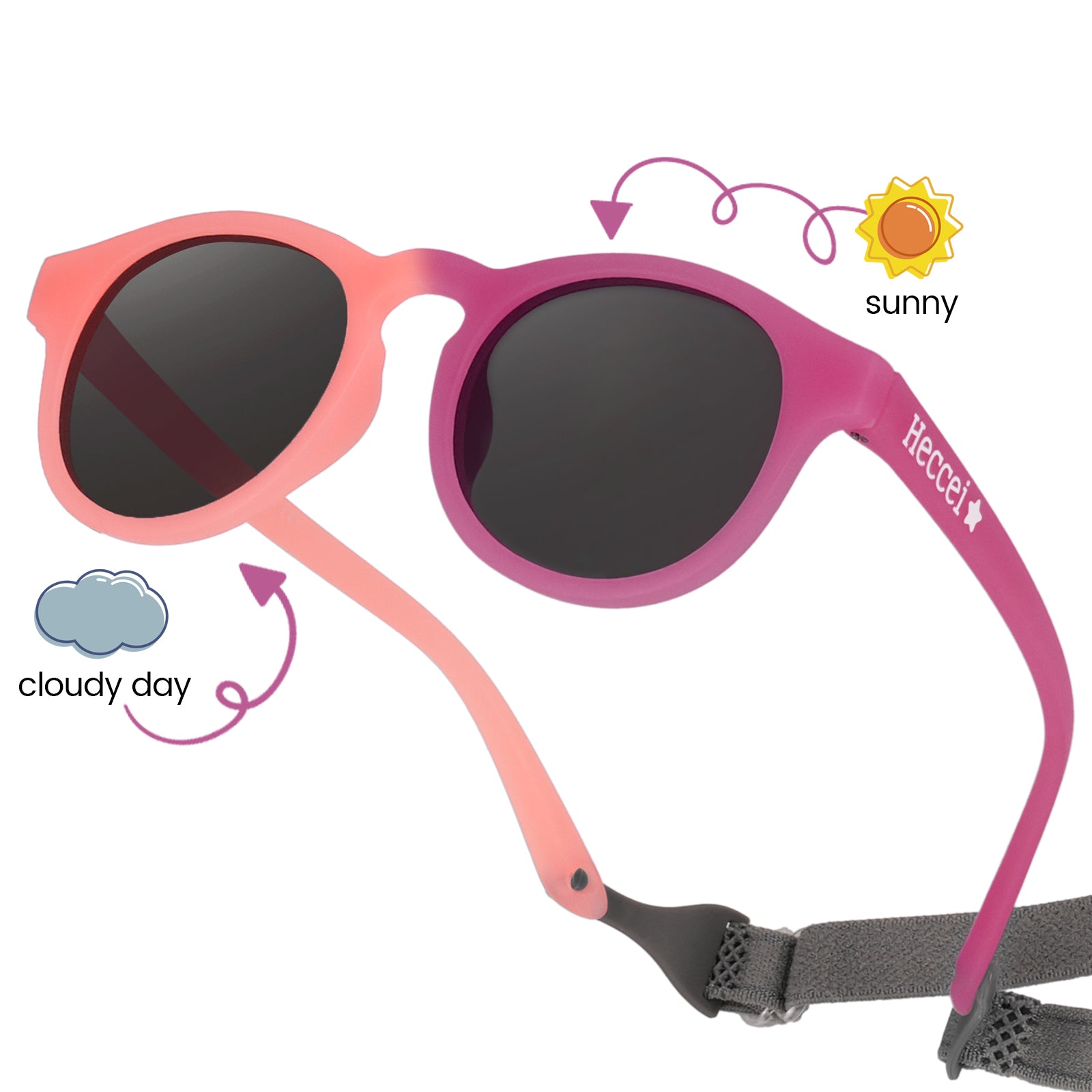 Pebble ColorShift™ - Orange Frame