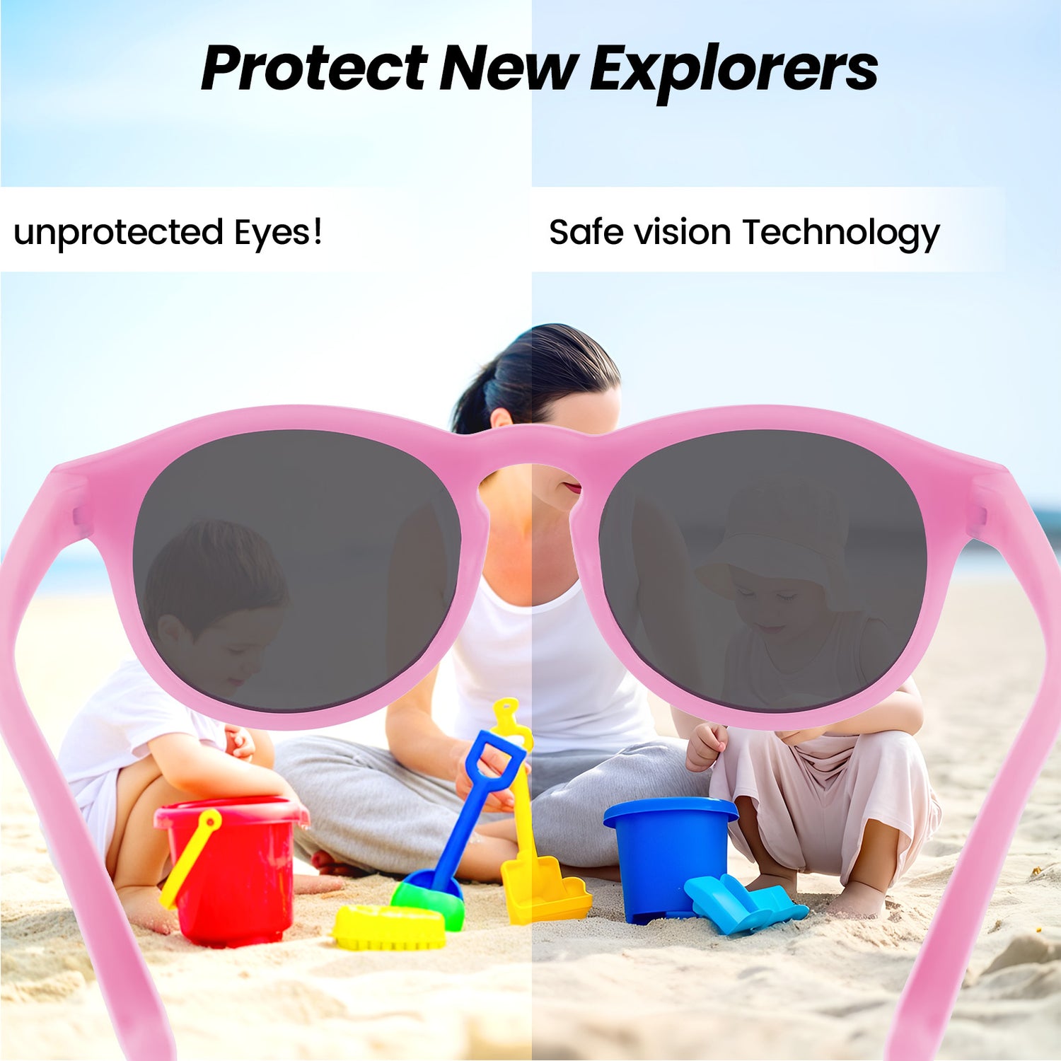 Pebble ColorShift™ - Pink Frame