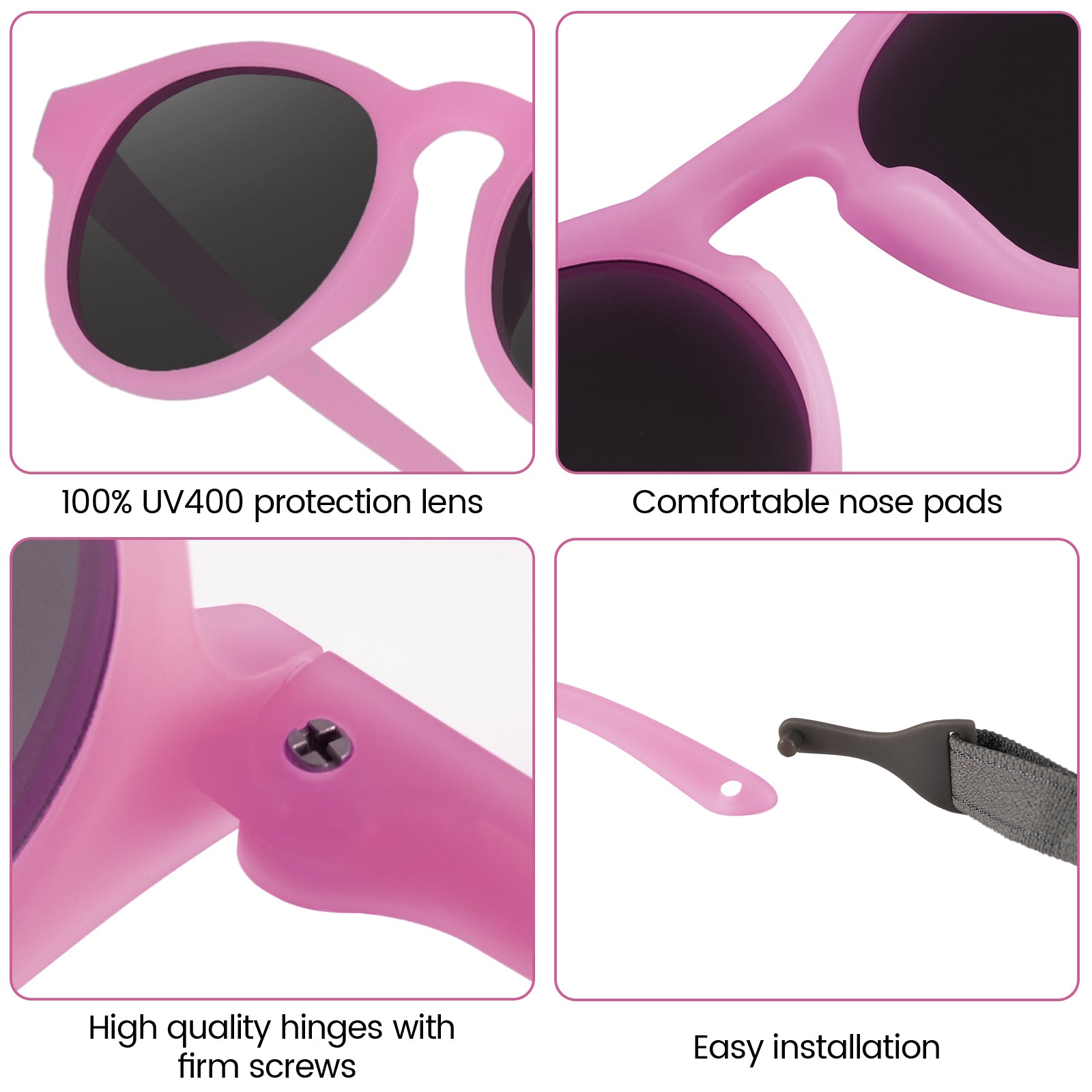 Pebble ColorShift™ - Pink Frame