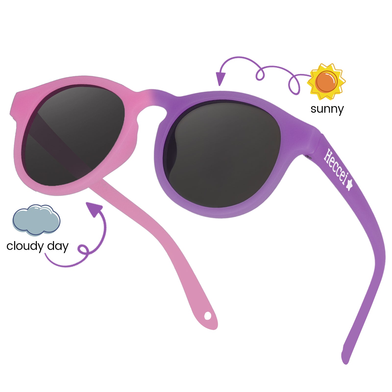 Pebble ColorShift™ - Pink Frame