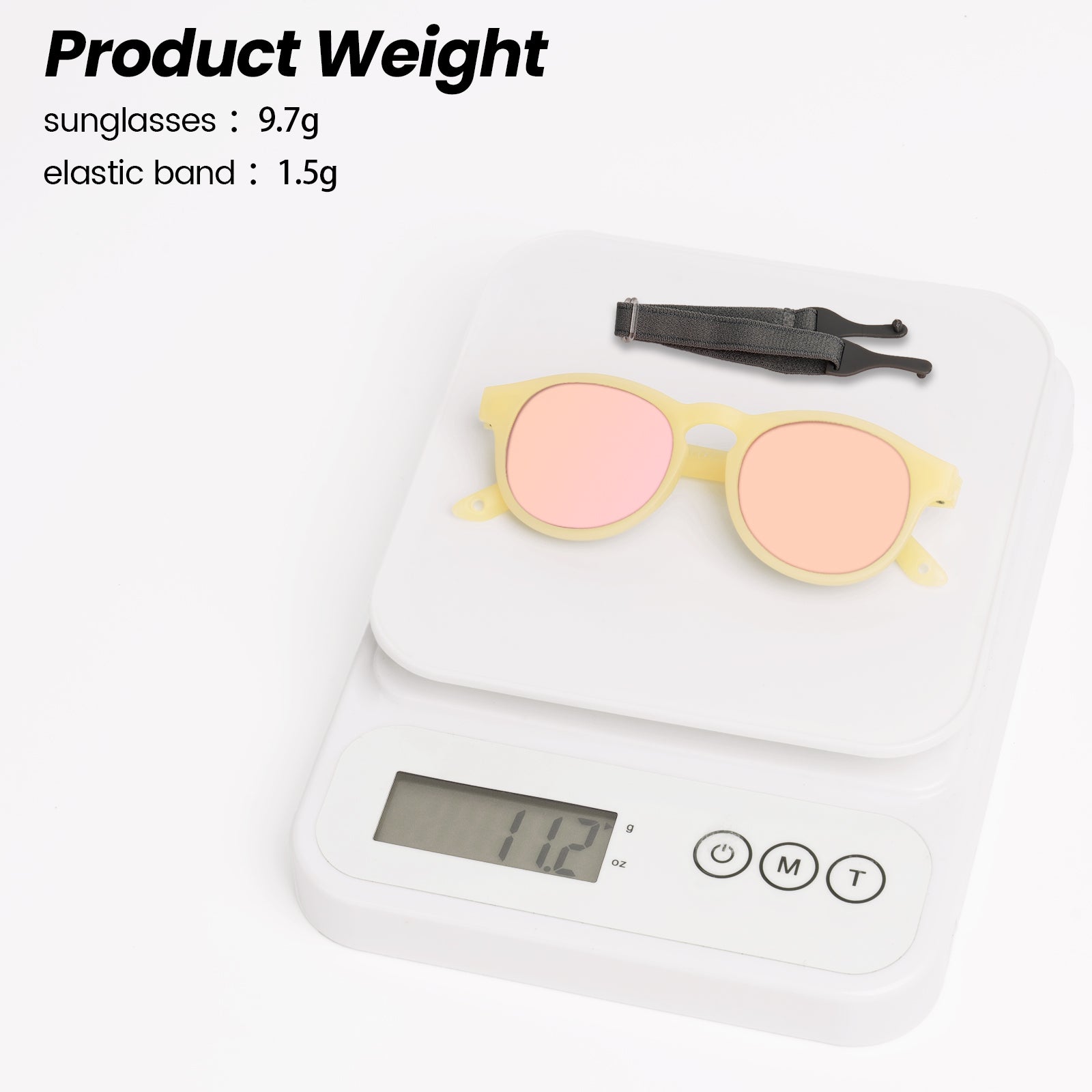 Pebble ColorShift™ - Mirrored Yellow Frame