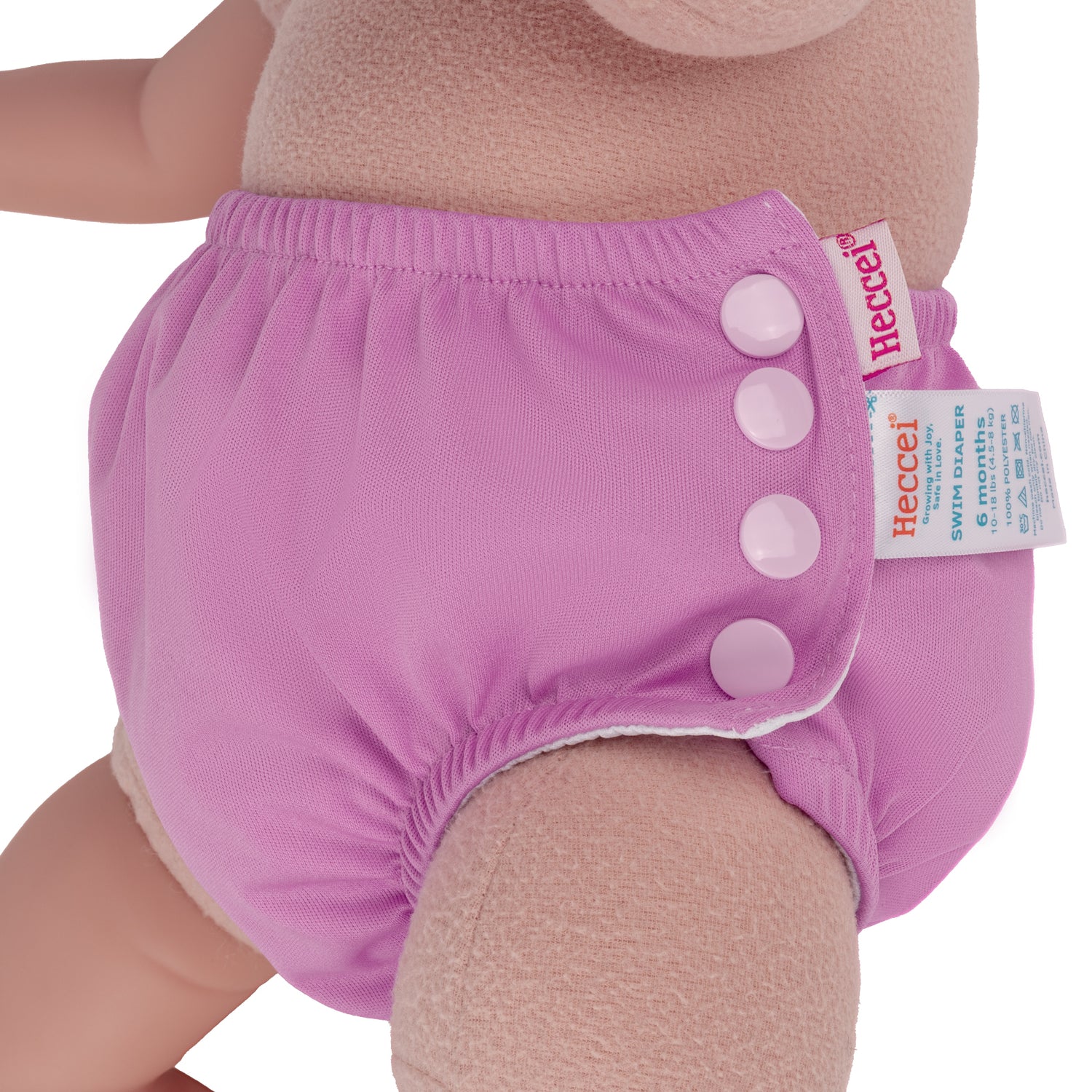 Reusable Swim Diaper (5 Sizes) - Pink