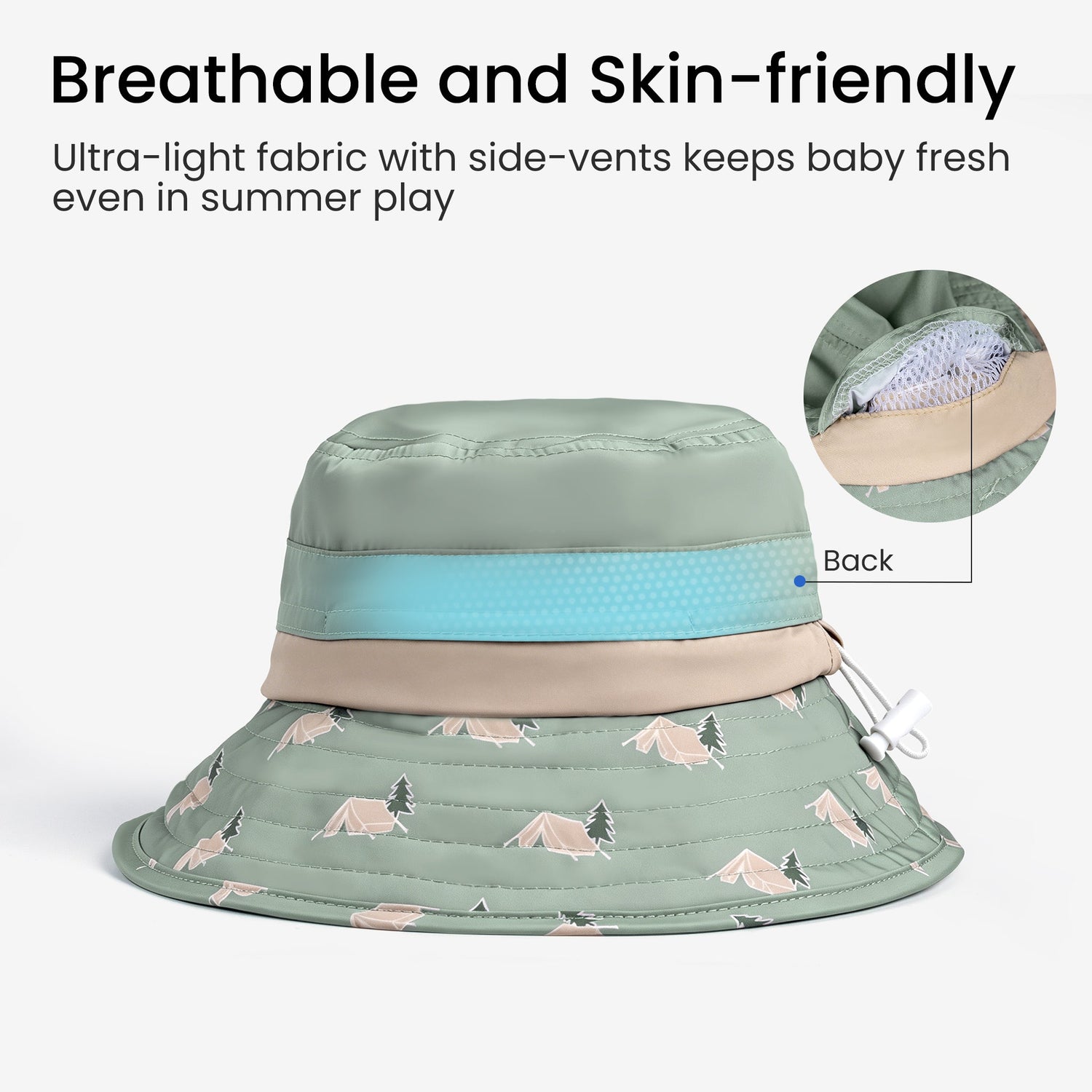 SkyCandy Sun Hat - Forest Green