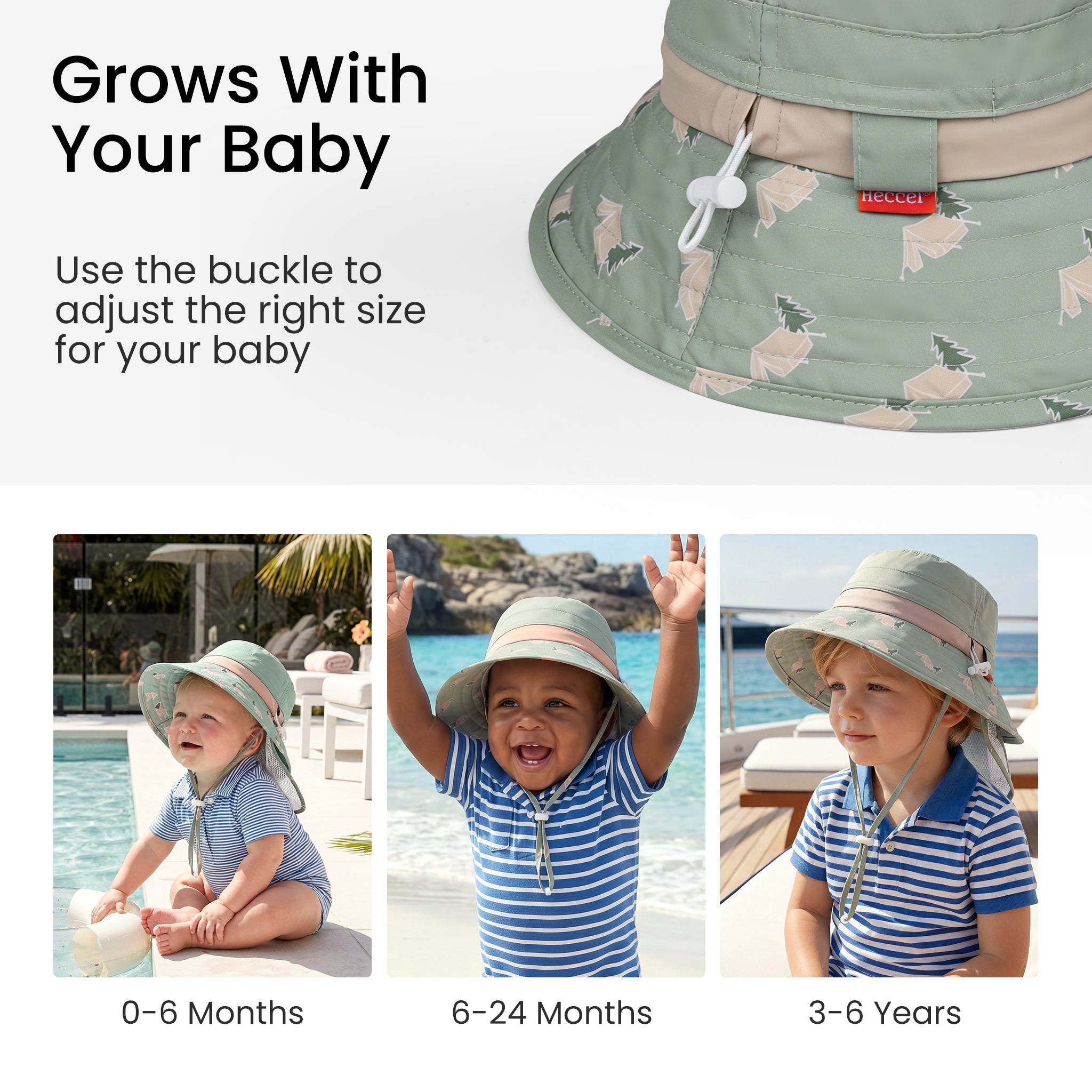 SkyCandy Sun Hat - Forest Green