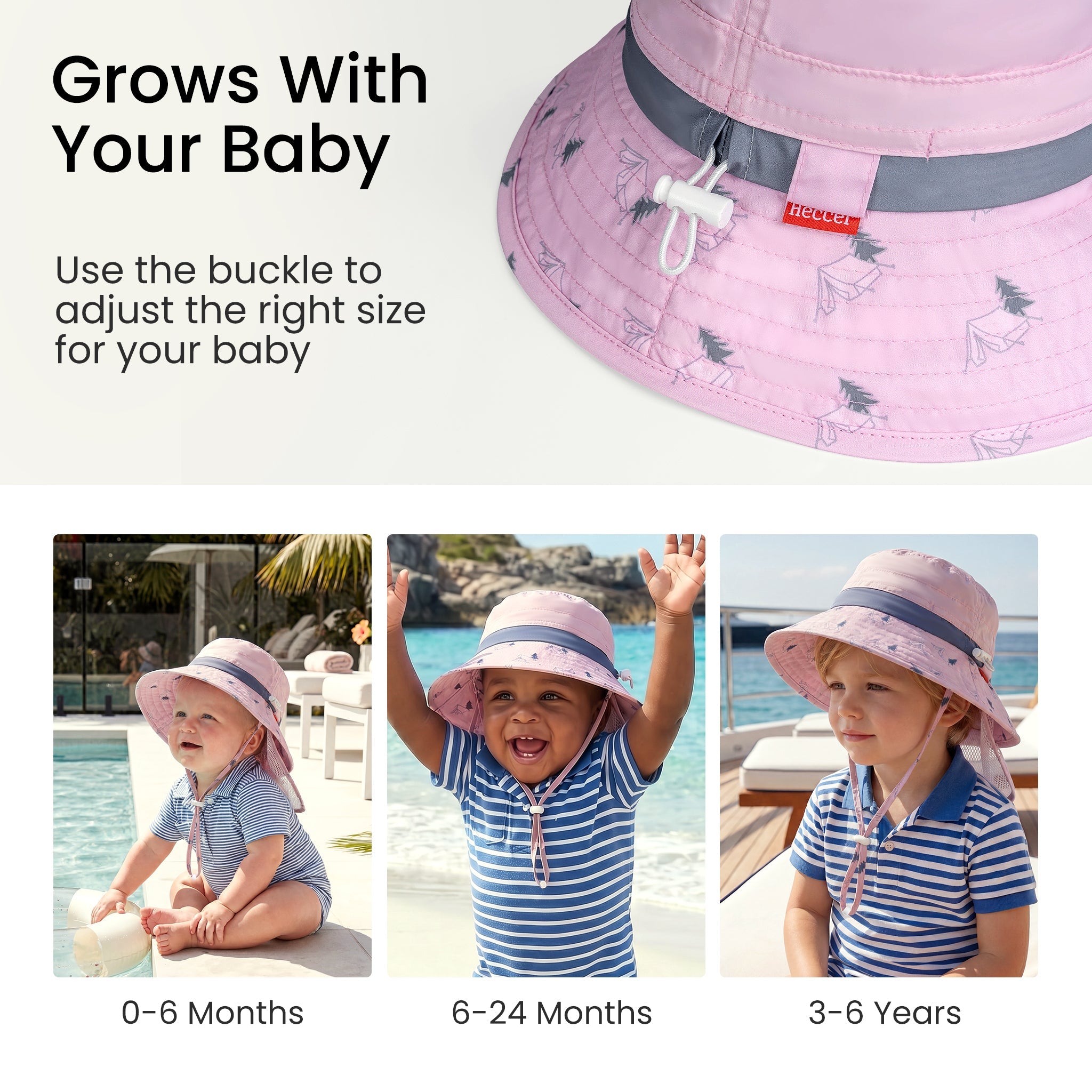 SkyCandy Sun Hat - Forest Pink