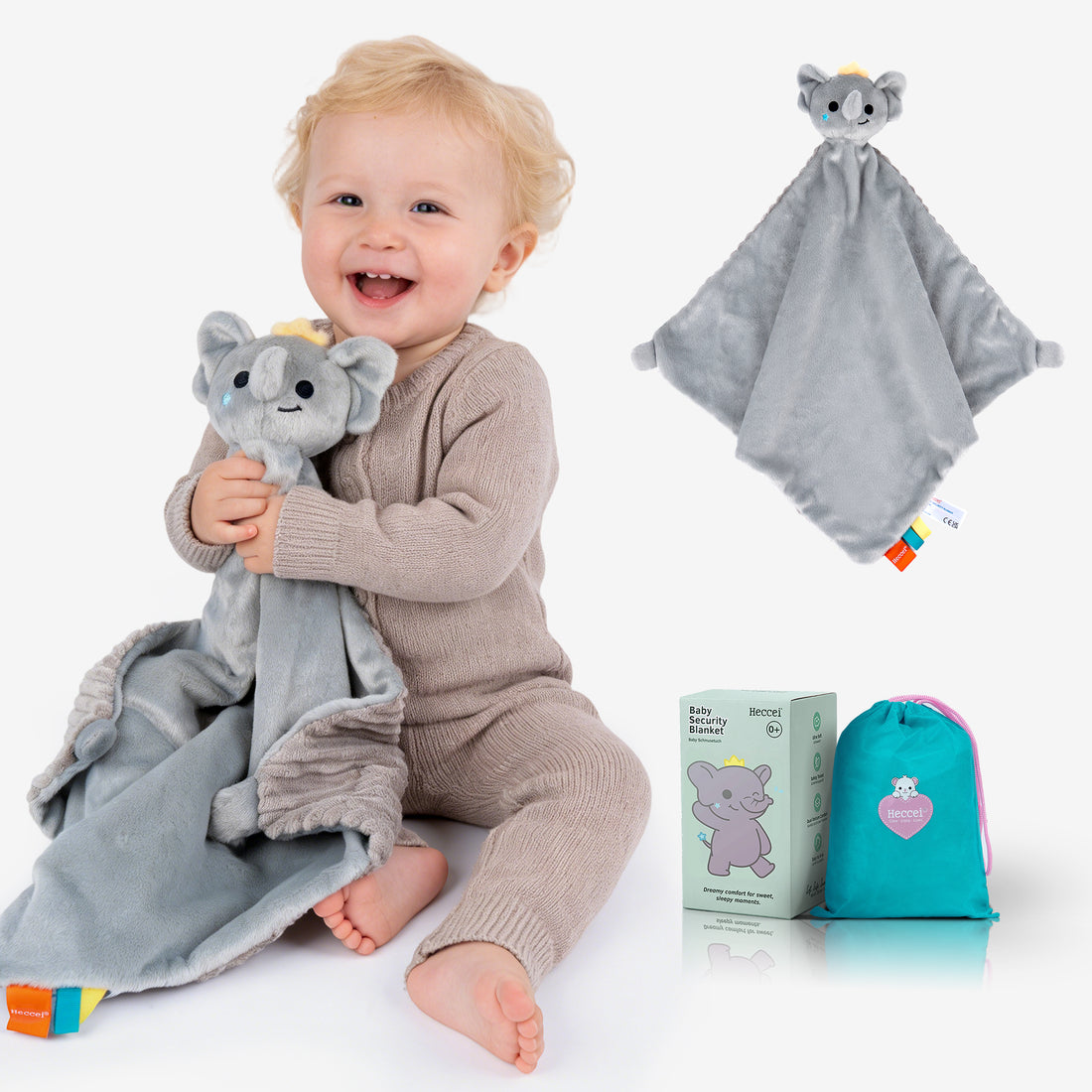 Baby Security Blanket - Snackyphant