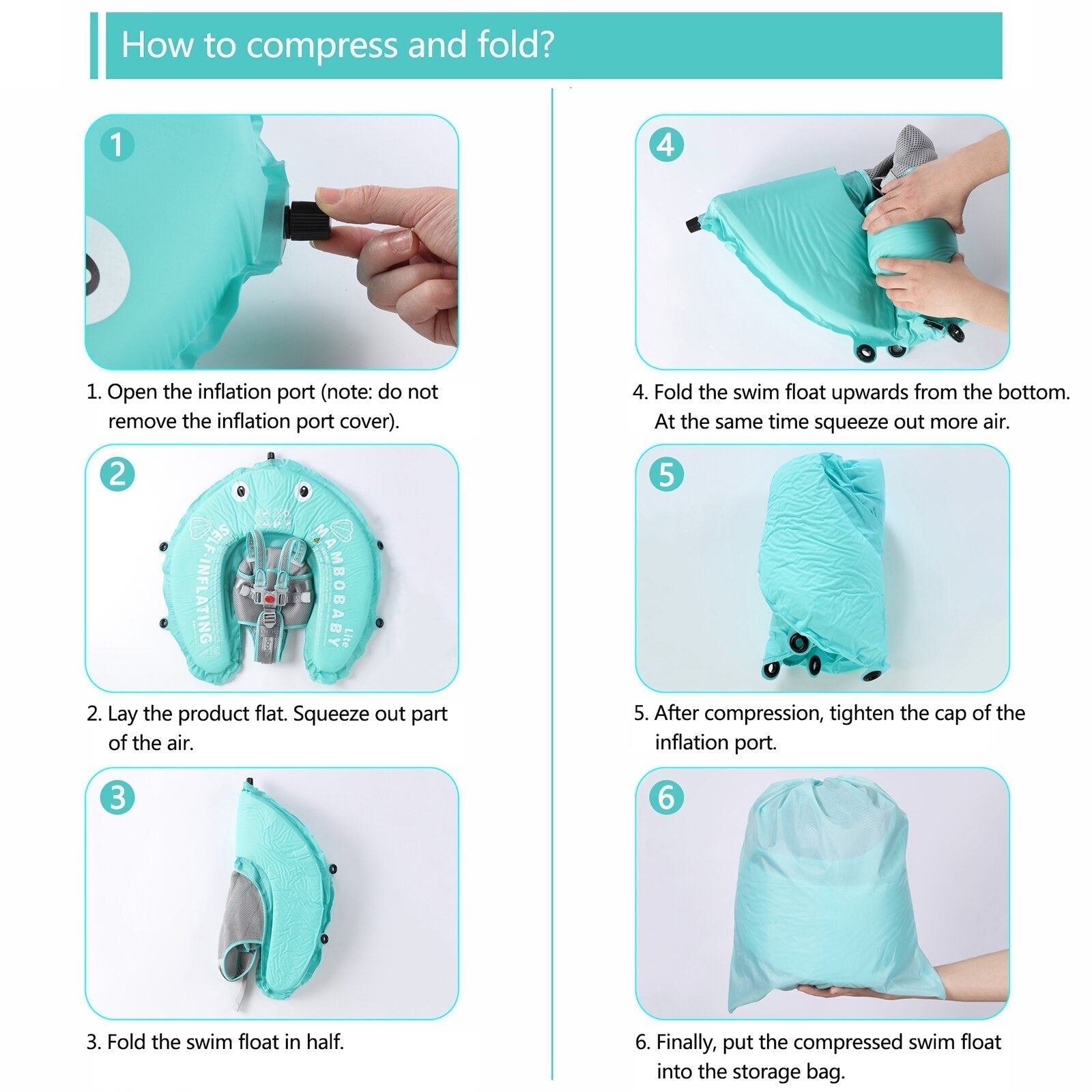 Baby Self-Inflating Swim Float