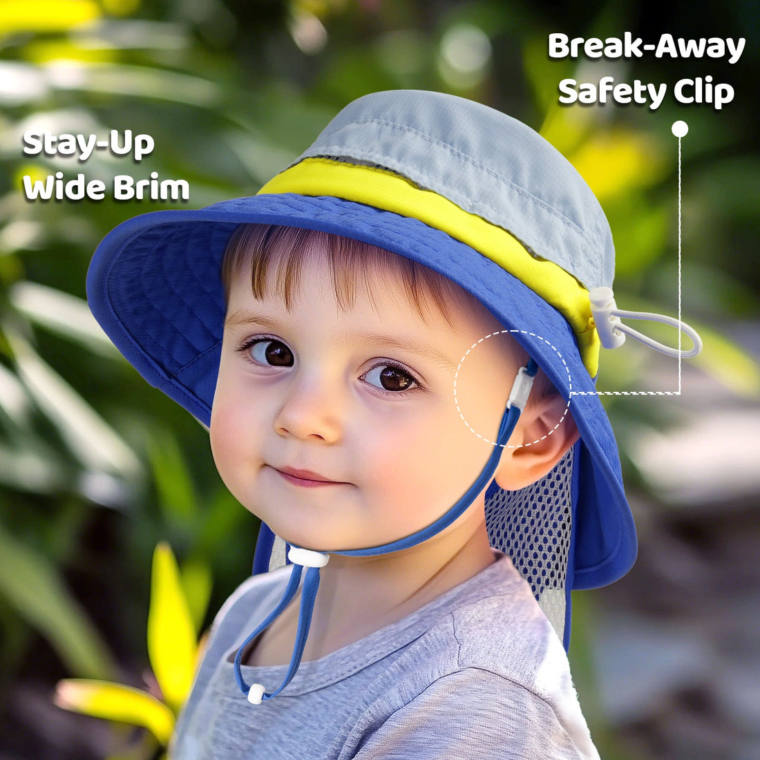 SkyCandy Sun Hat with Neck Flap