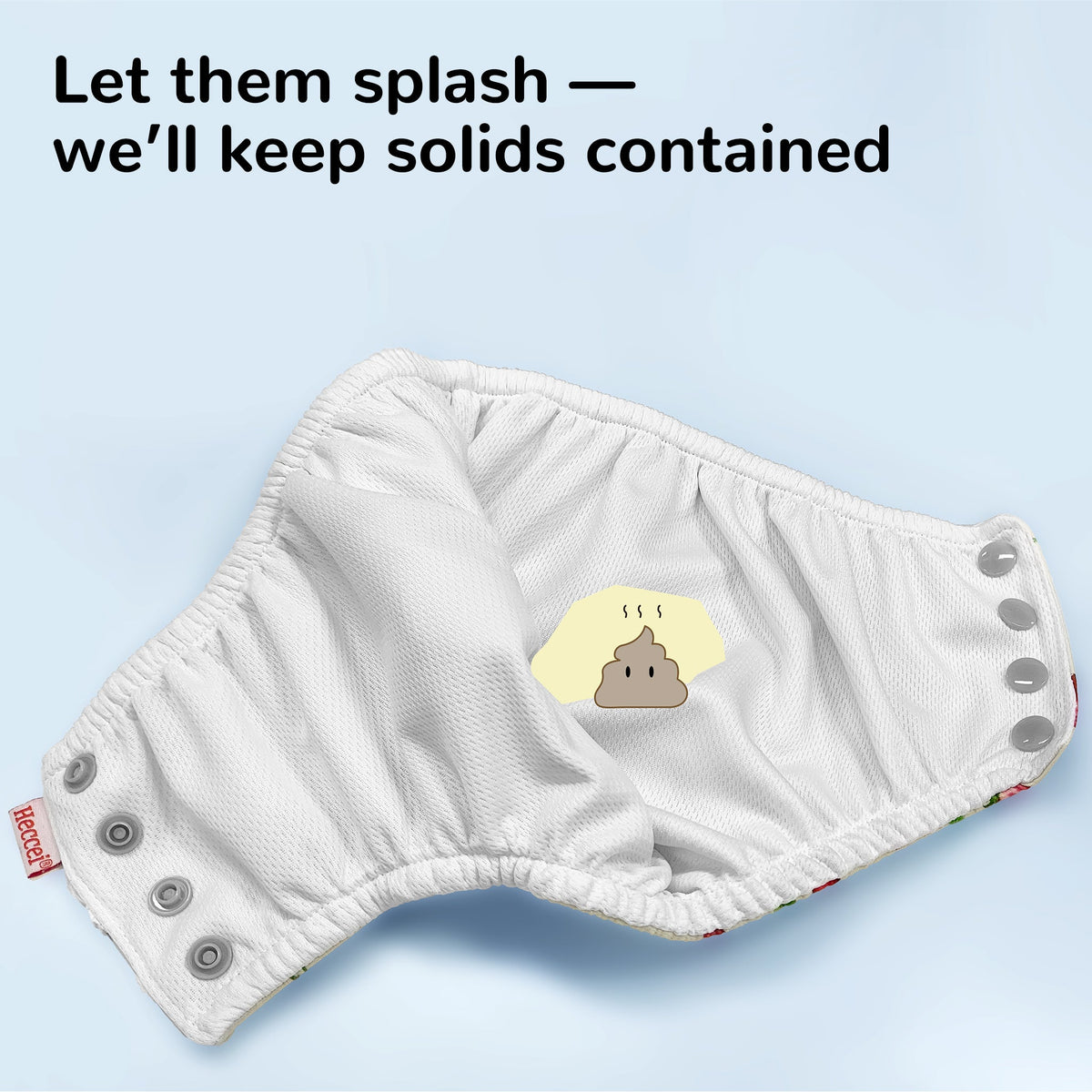 Reusable Swim Diaper - Lemon