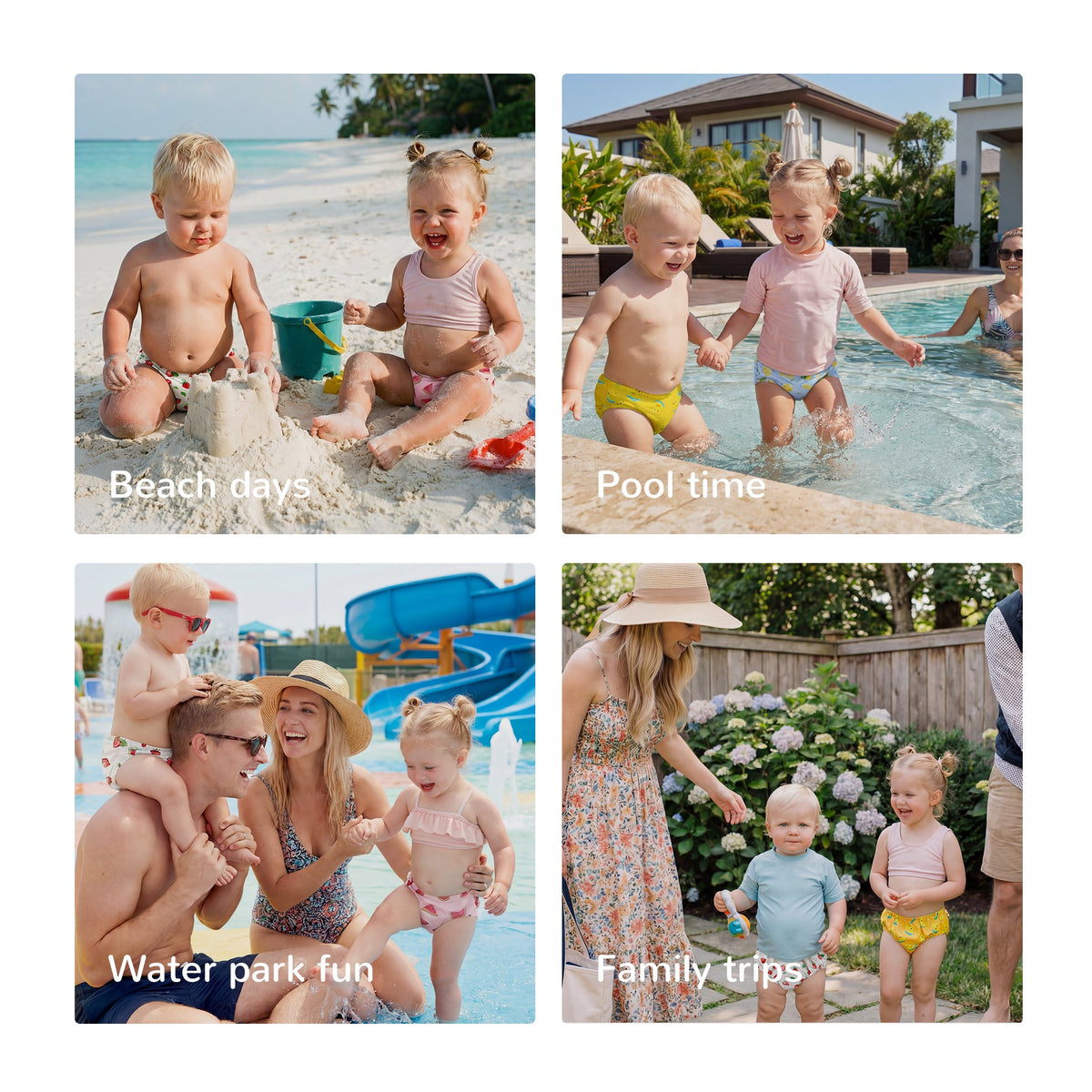 Reusable Swim Diaper - Lemon