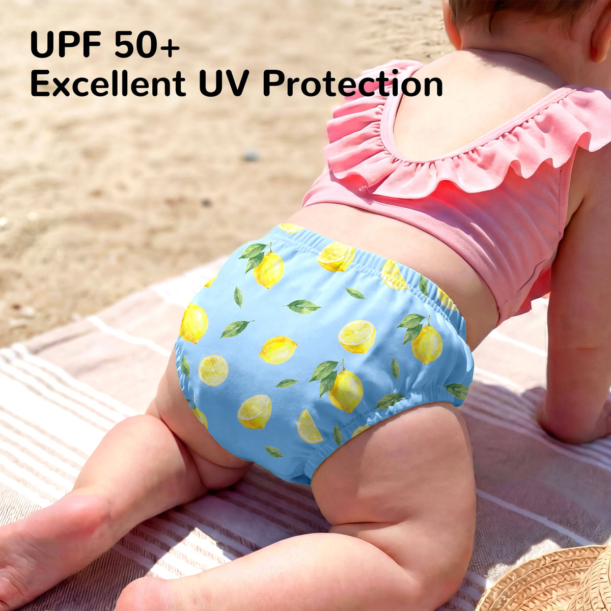 Reusable Swim Diaper - Lemon