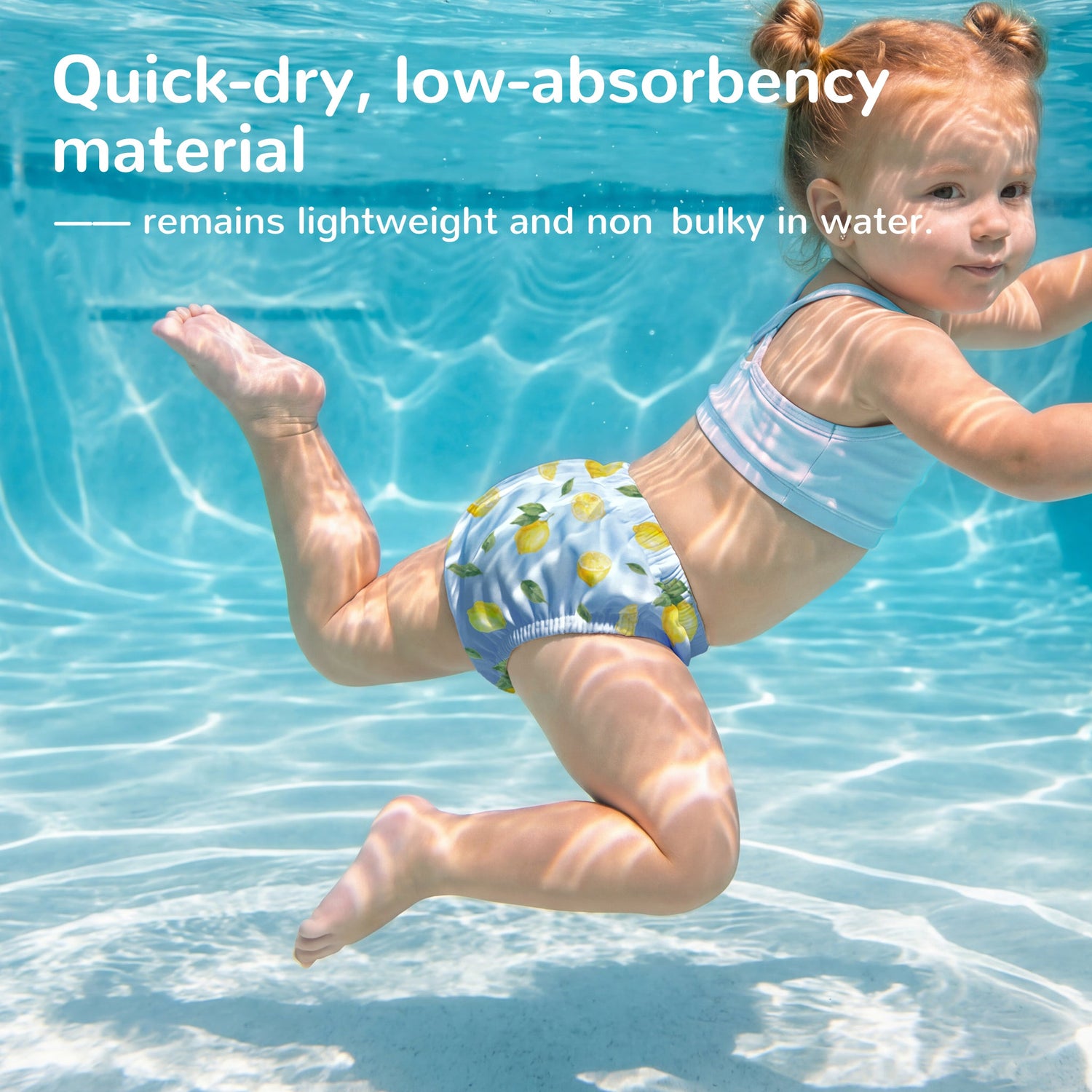 Reusable Swim Diaper - Lemon