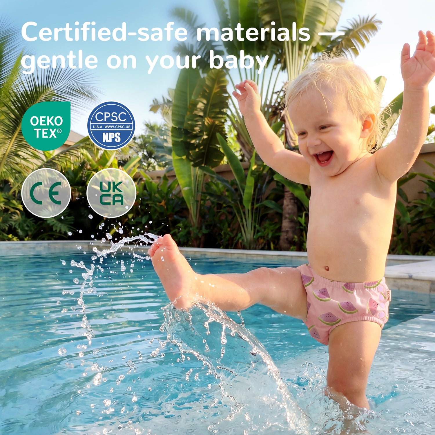 Reusable Swim Diaper - Watermelon