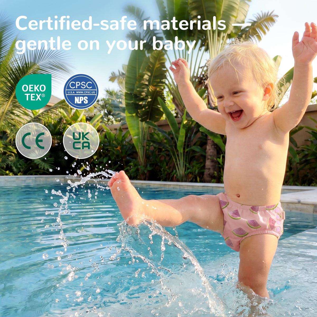 Reusable Swim Diaper - Watermelon