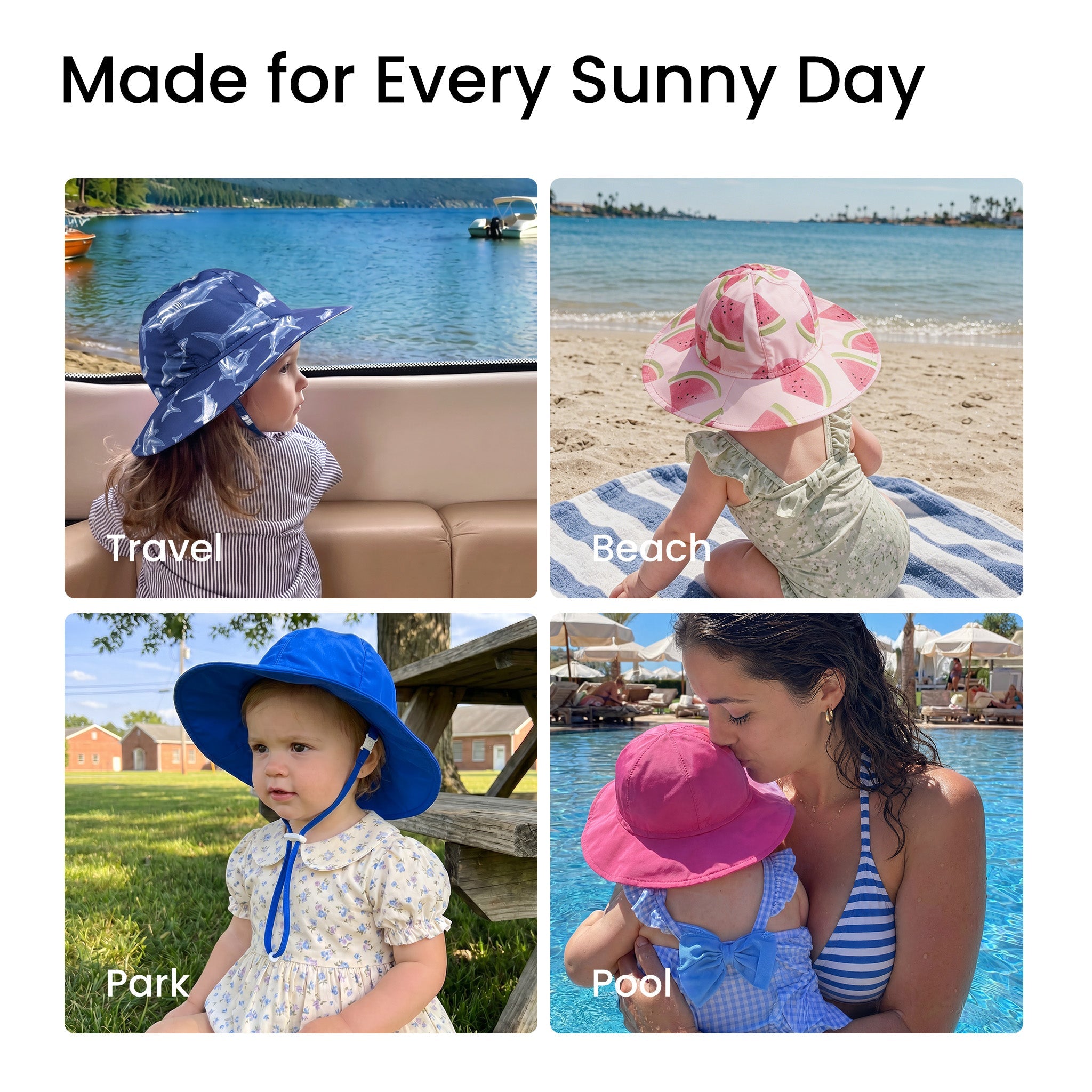 WhaleFold™ Sun Hat - Dino