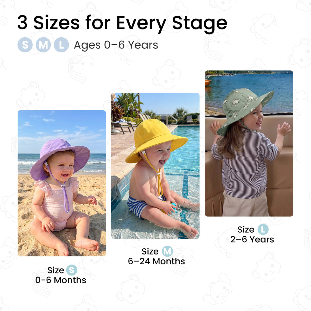 WhaleFold™ Sun Hat - Watermelon