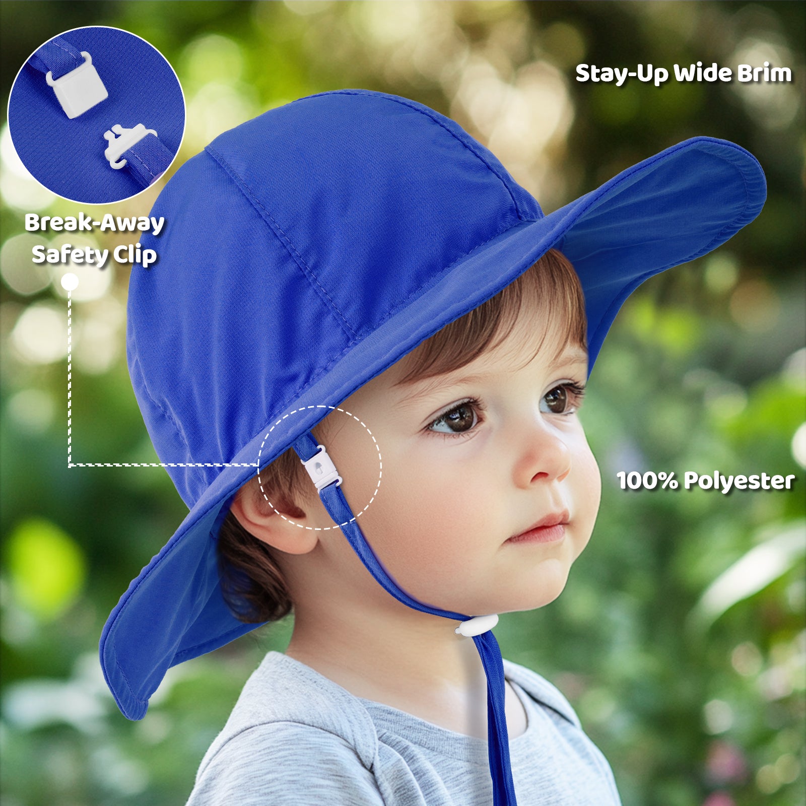 DryShade WhaleFold™ Baby Sun Hat