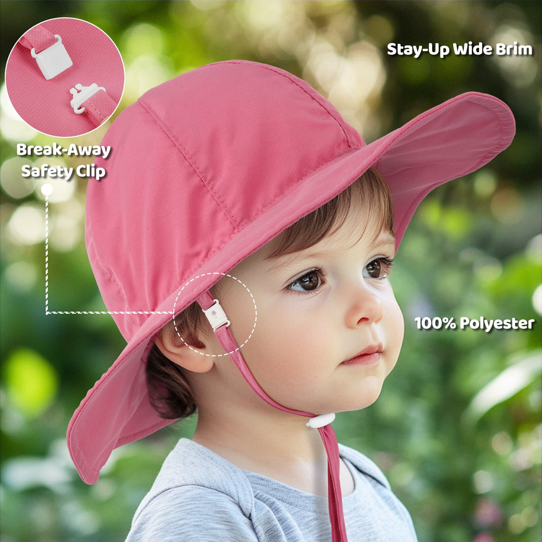 DryShade WhaleFold™ Baby Sun Hat