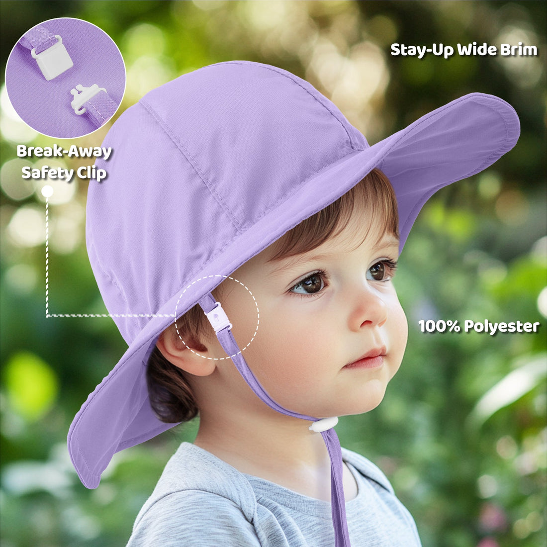 DryShade WhaleFold™ Baby Sun Hat