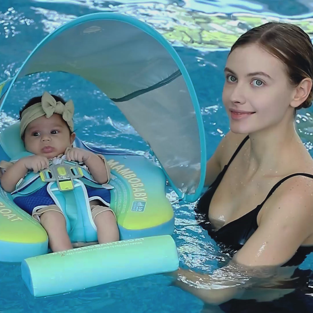 FoamCore™ Waterproof Deluxe Baby Float Gradient - Ocean Breeze