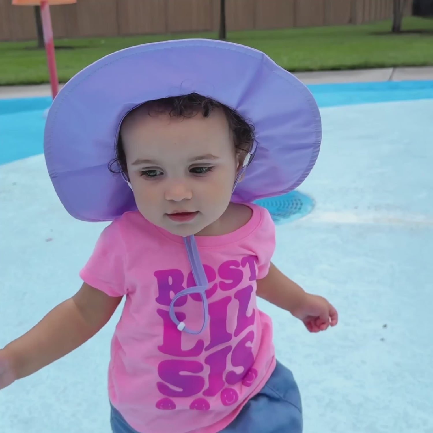 WhaleFold™ Baby Sun Hat - Purple