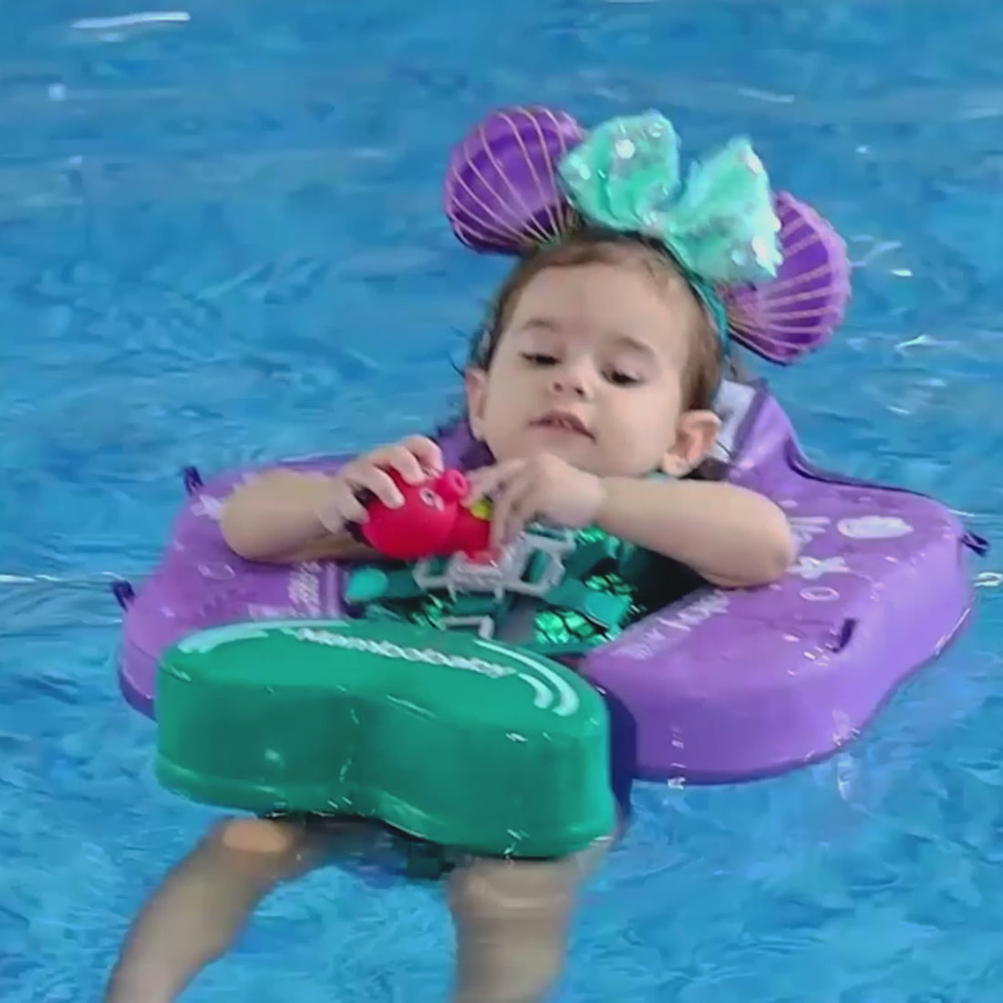 FoamCore™ Waterproof Deluxe Baby Float Mermaid - Purple