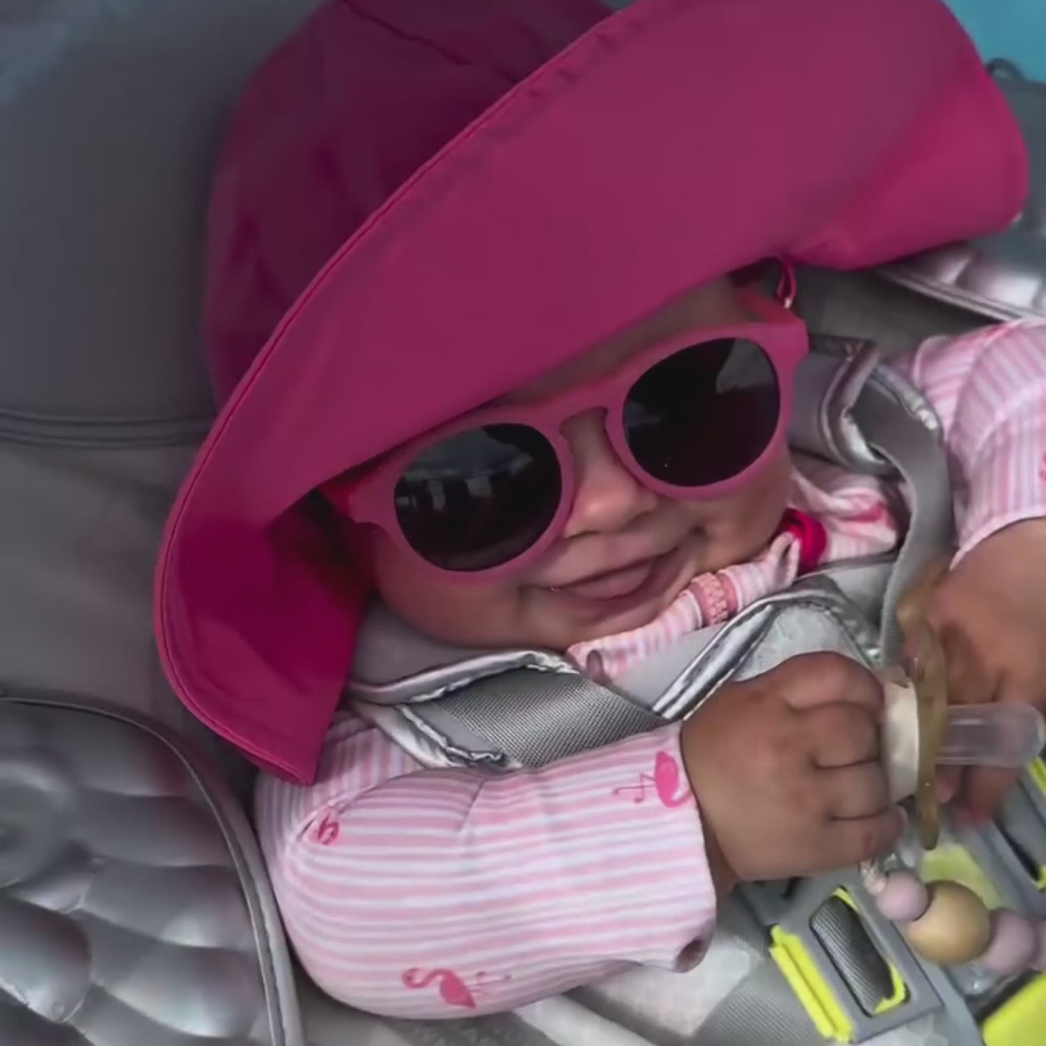 WhaleFold™ Baby Sun Hat - Pink