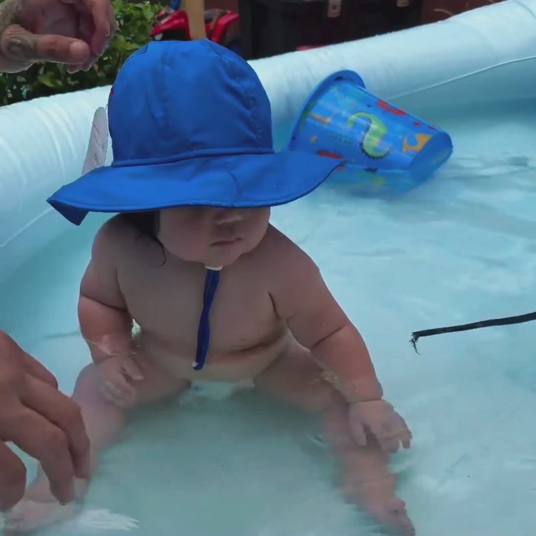 WhaleFold™ Baby Sun Hat - Yellow