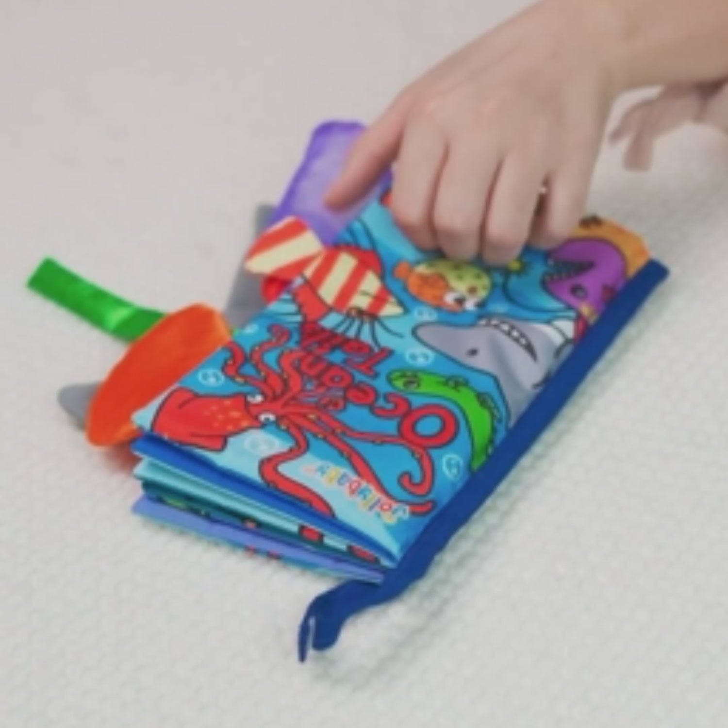 Tail Friends™ Sensory Cloth Book - Animal Tail