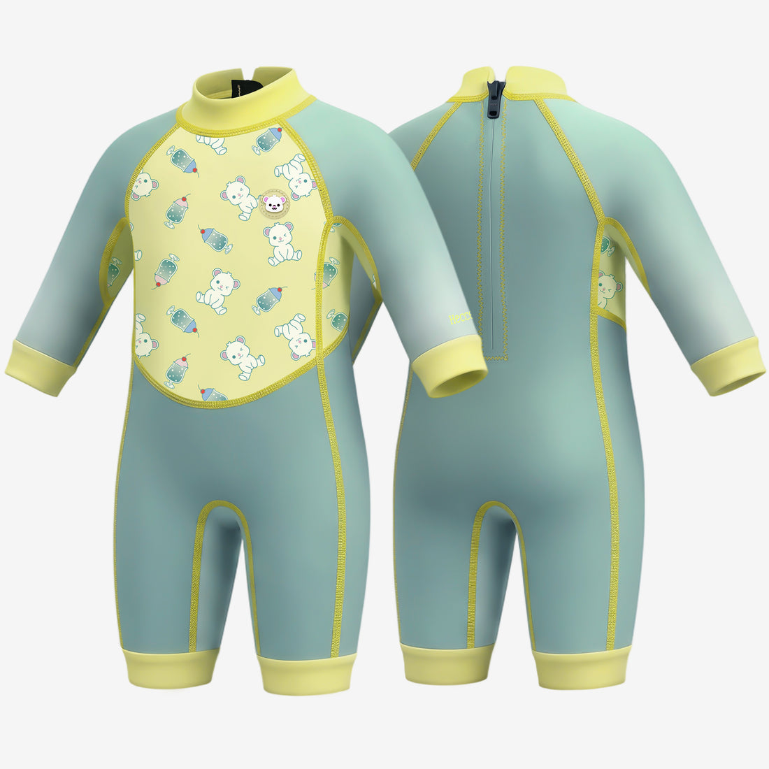 Baby Swim Wetsuit - Hecceibear Green