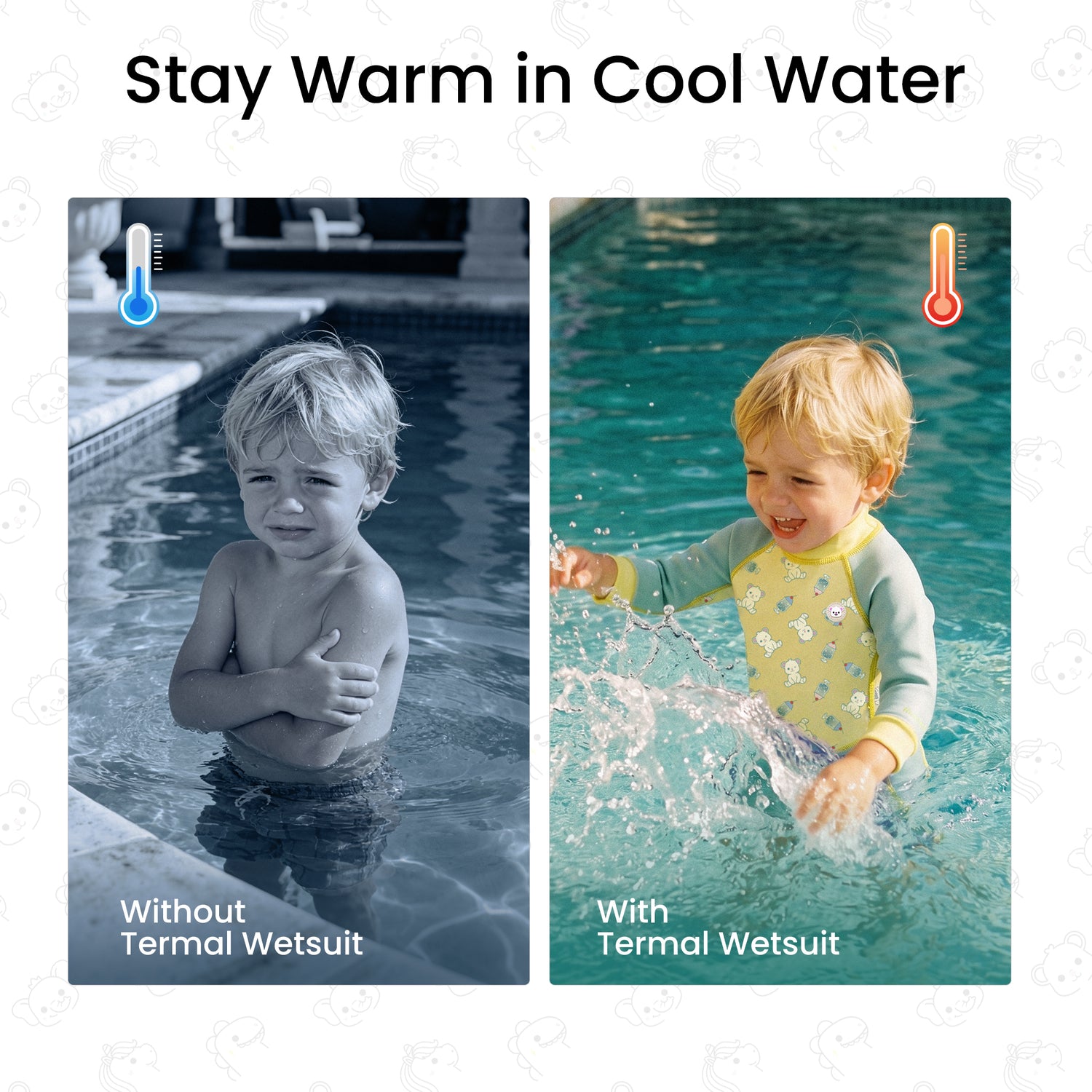Baby Swim Wetsuit - Hecceibear Green