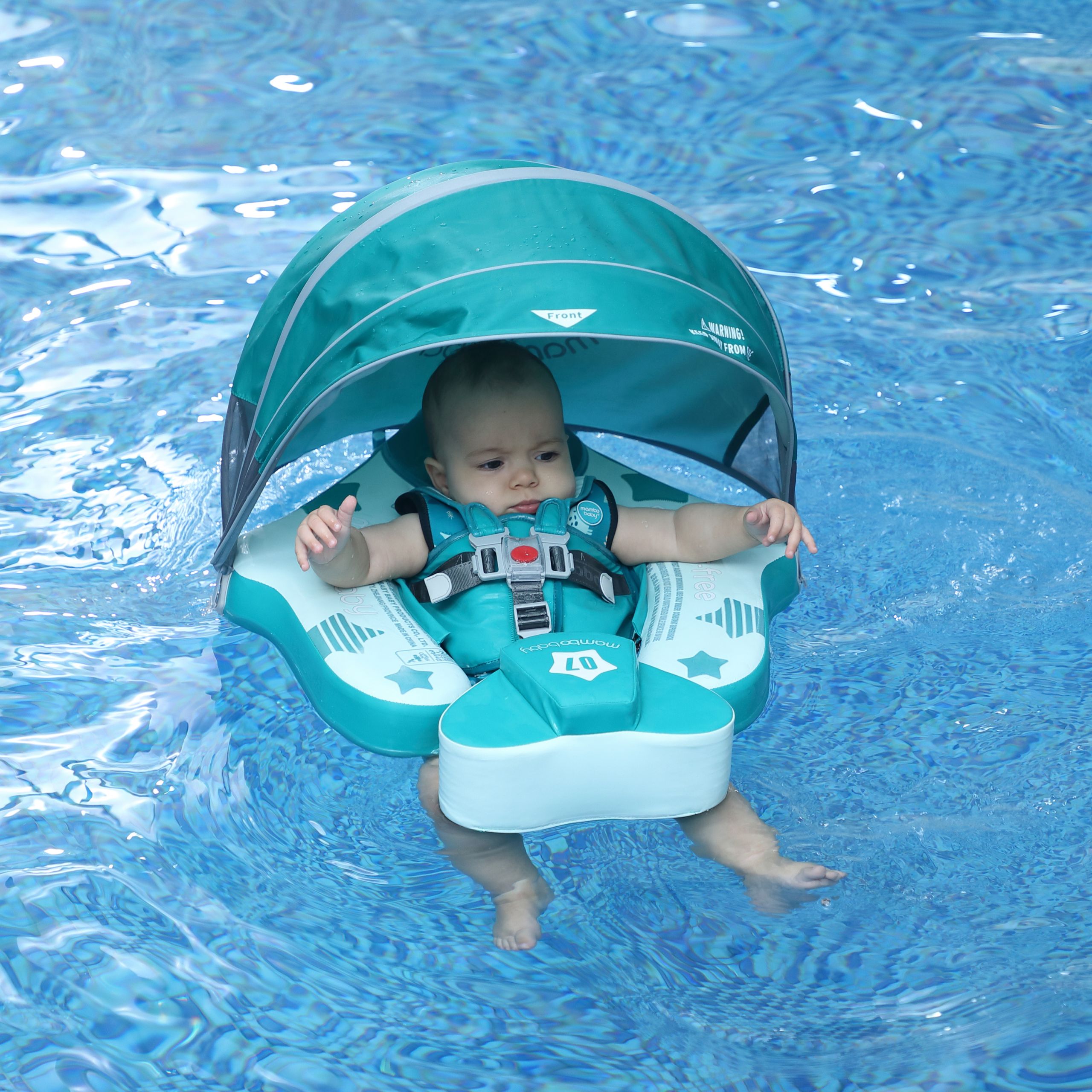 FoarmCore™ 3-in-1 Baby Float Airplane with 3D UPF 50+ Sun Canopy