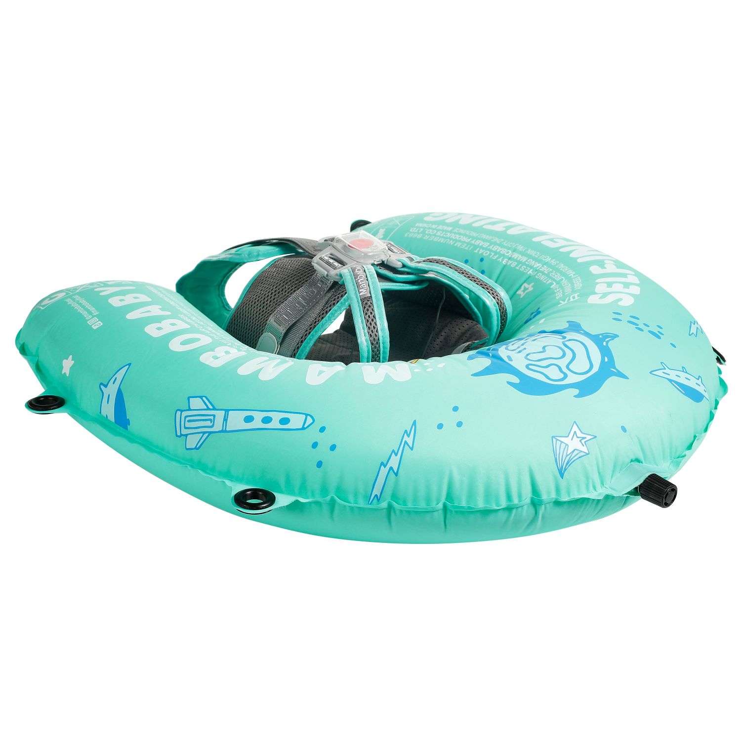 Mambobaby Self-Inflating Swim Float with Canopy