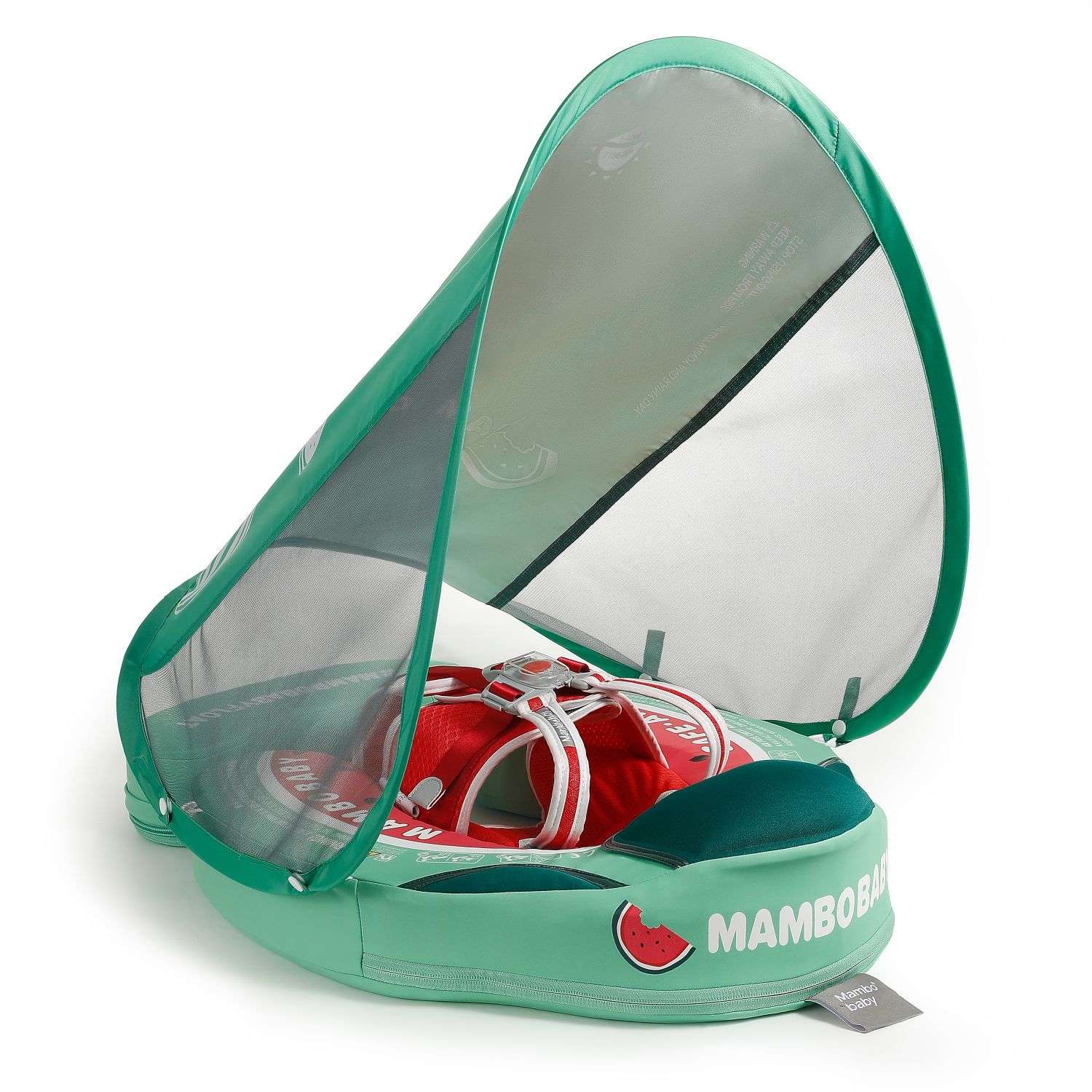 FoarmCore™ 3-in-1 Baby Float Watermelon with UPF 50+ Sun Canopy