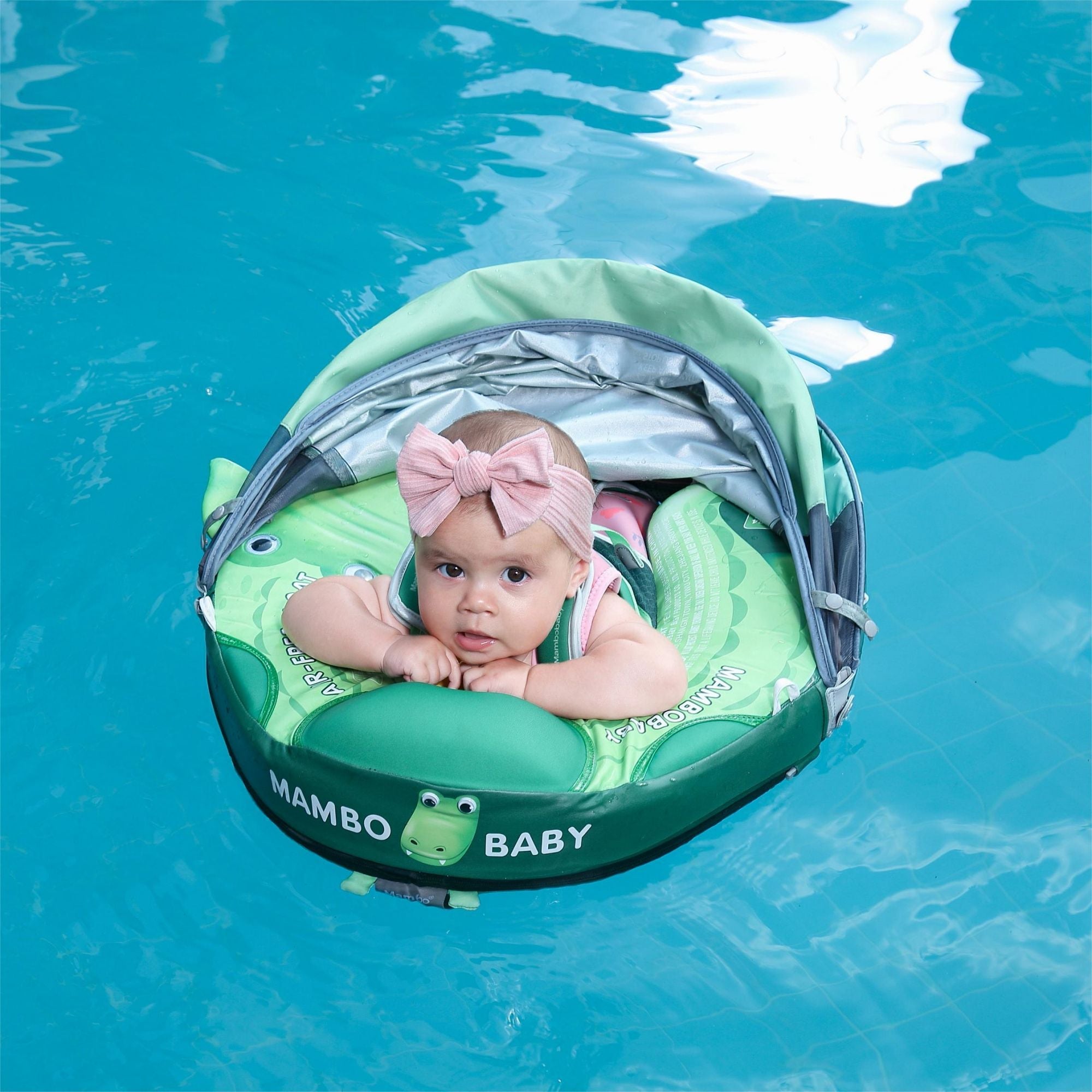 Mambobaby Crocodiles Float with Canopy