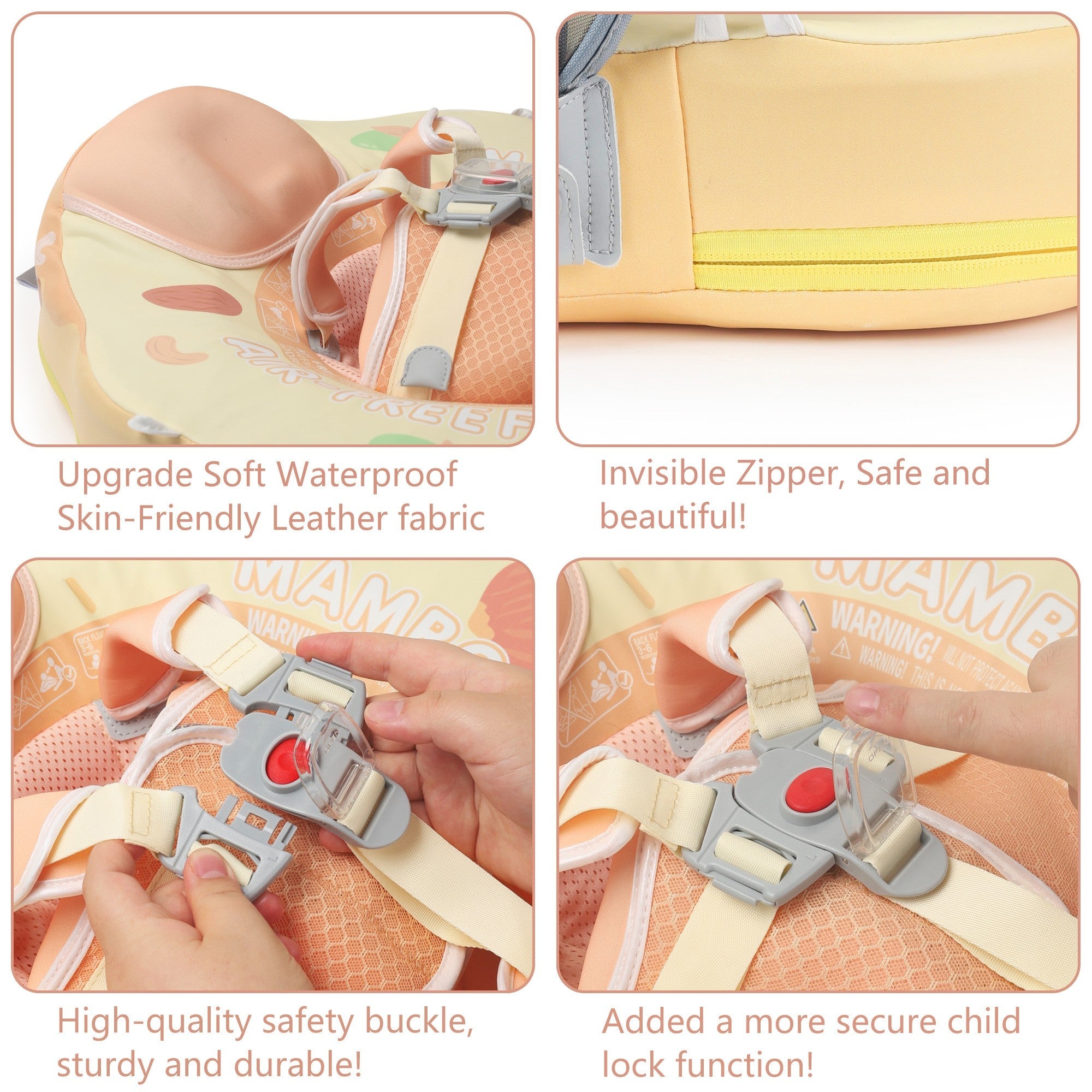 FoarmCore™ Baby Float Icecream with 3D UPF 50+ Sun Canopy