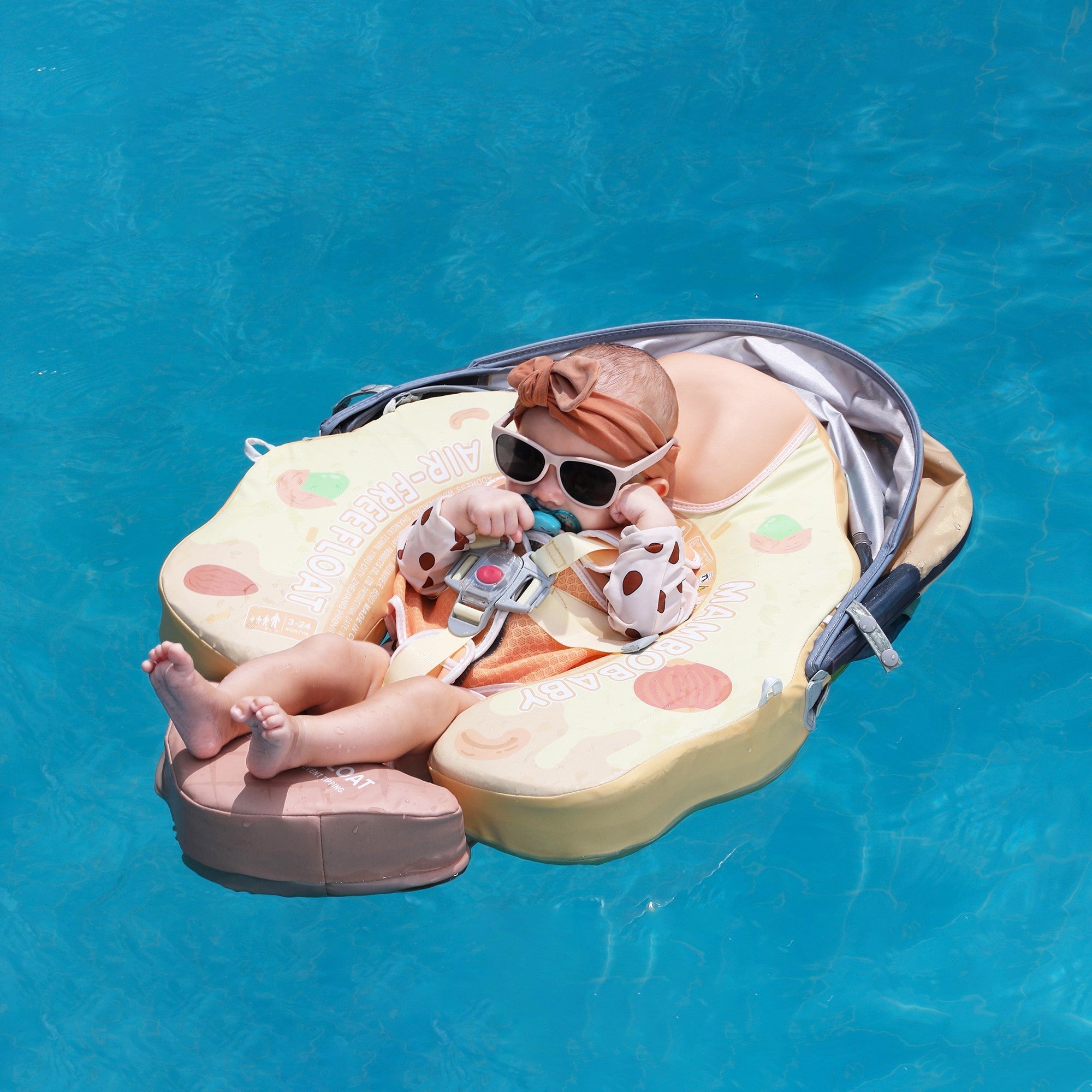 FoarmCore™ Baby Float Icecream with 3D UPF 50+ Sun Canopy